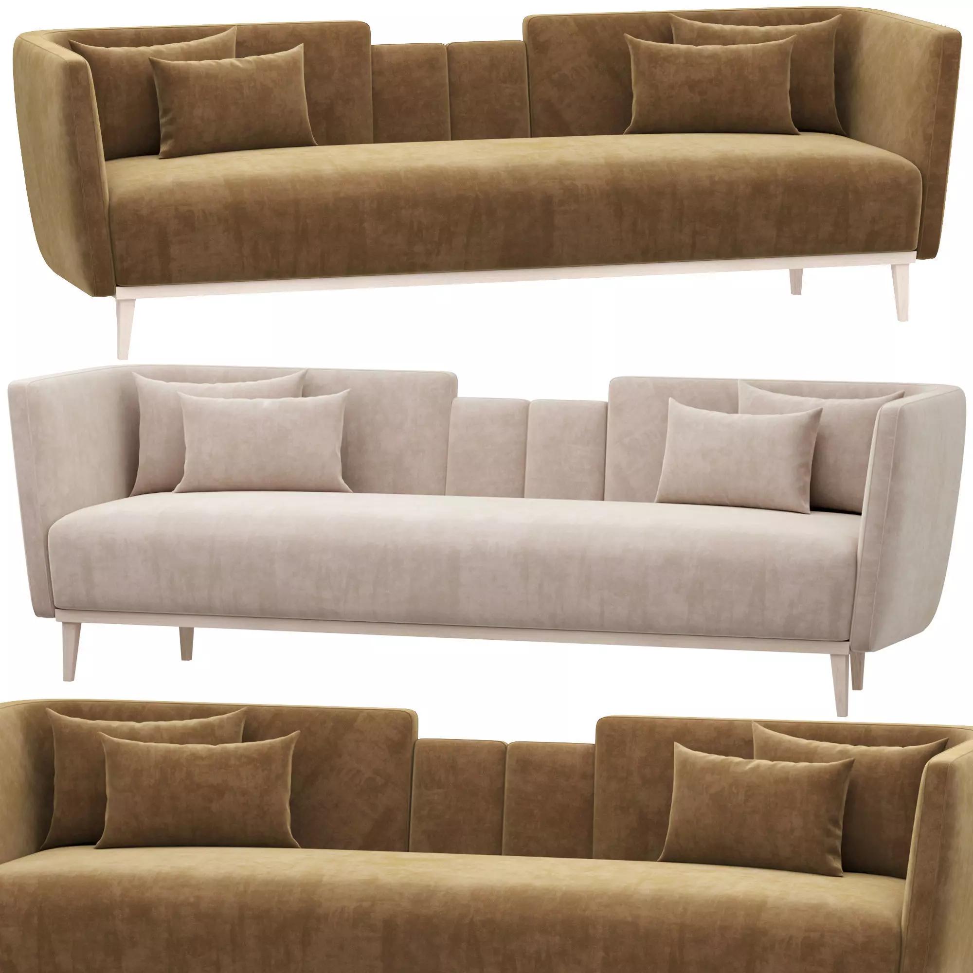 GSTAAD sofa by frato 3D model_0