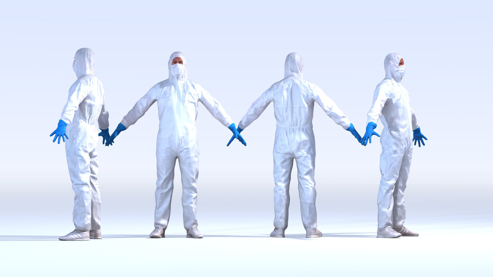 Dosch 3D - People - Rigged Clean Room 3D model_5
