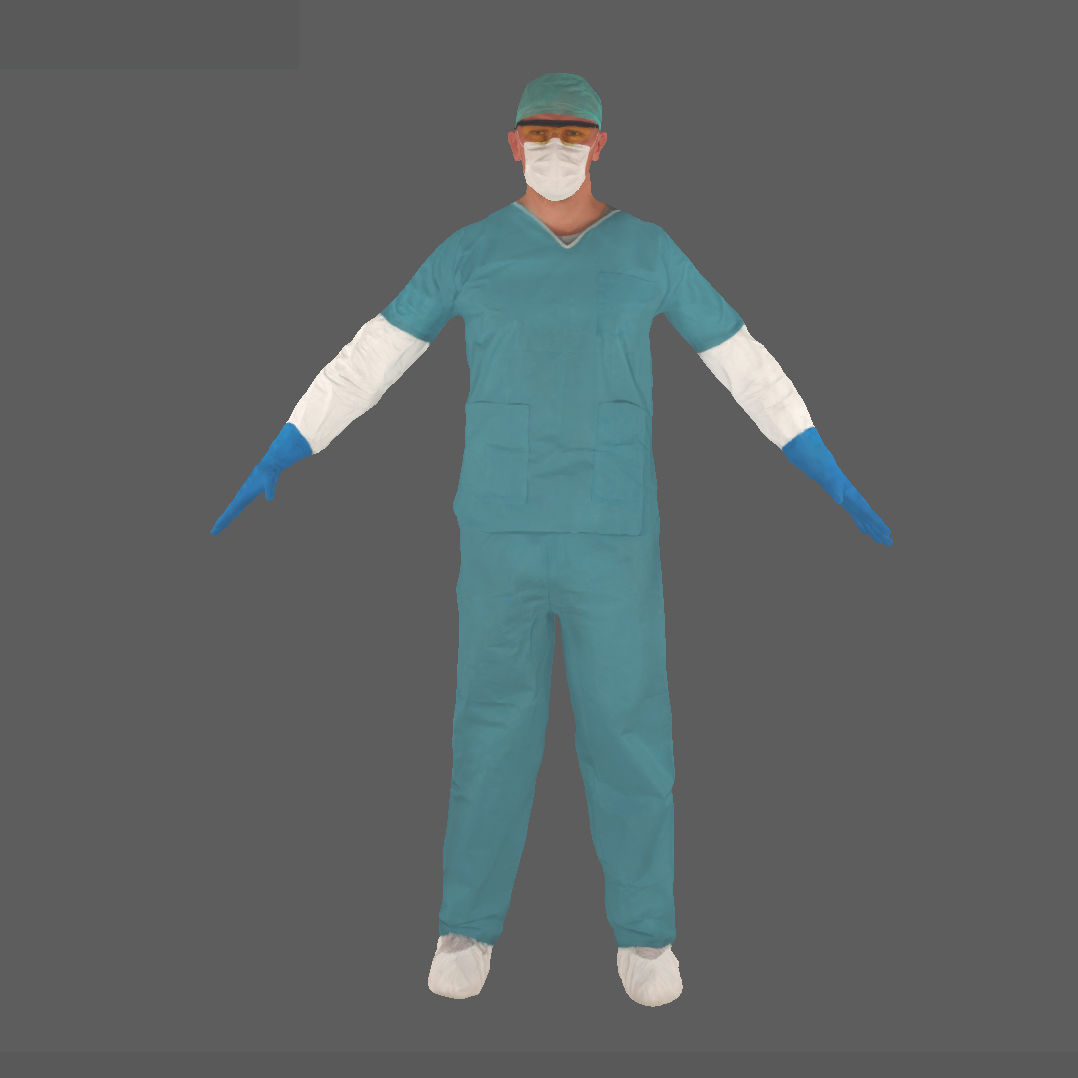 Dosch 3D - People - Rigged Clean Room 3D model_28