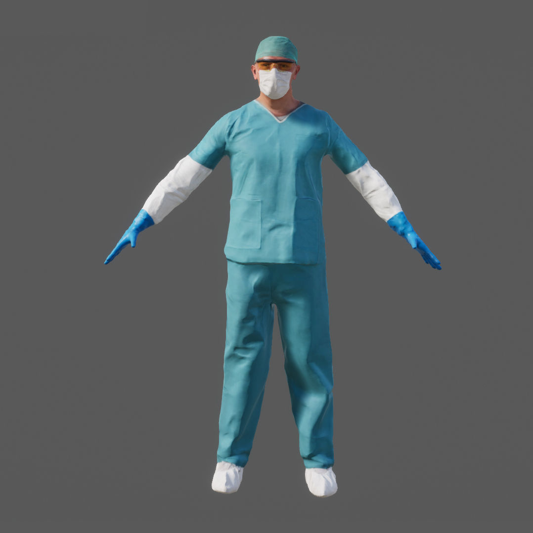 Dosch 3D - People - Rigged Clean Room 3D model_27