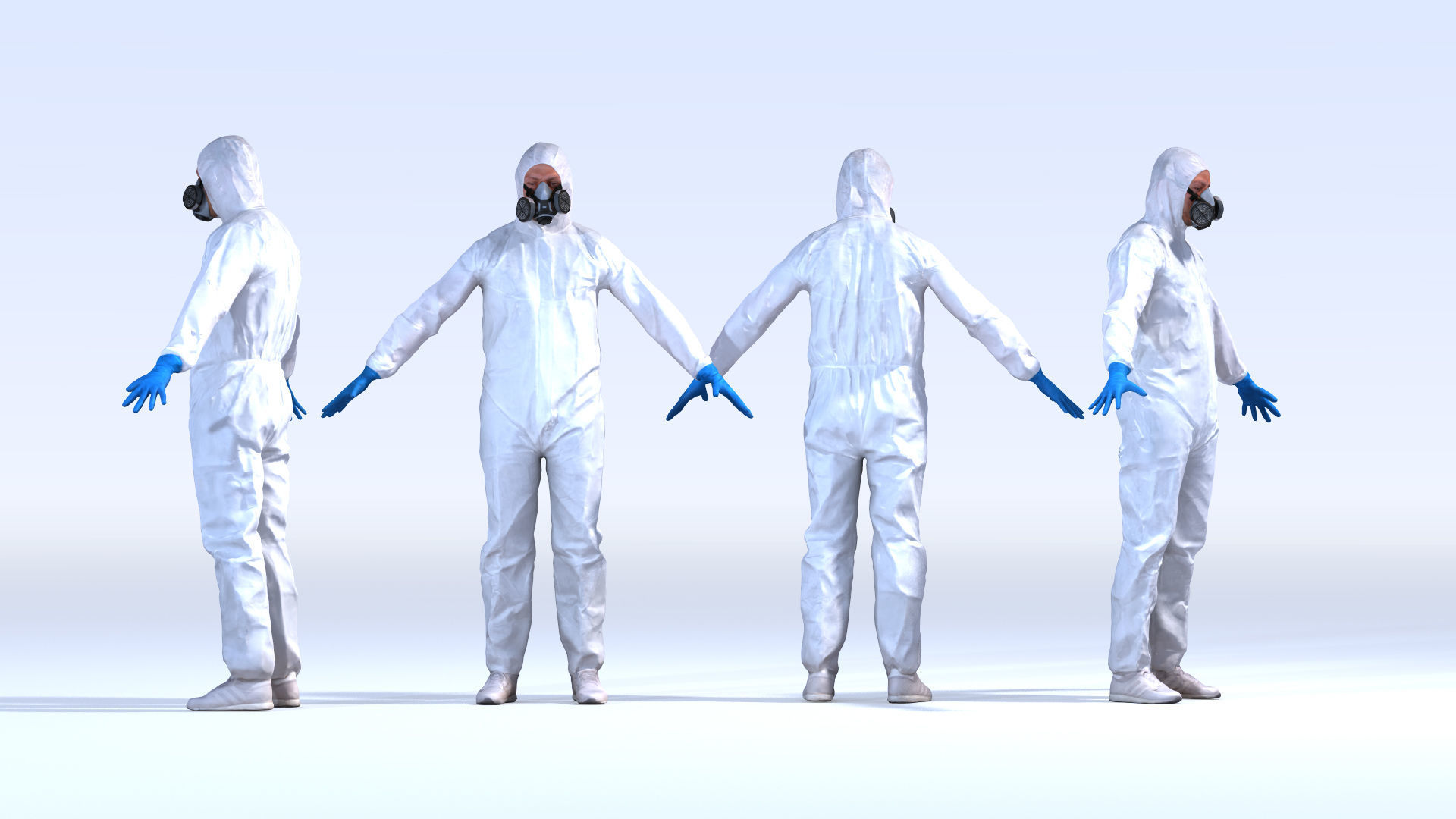 Dosch 3D - People - Rigged Clean Room 3D model_2