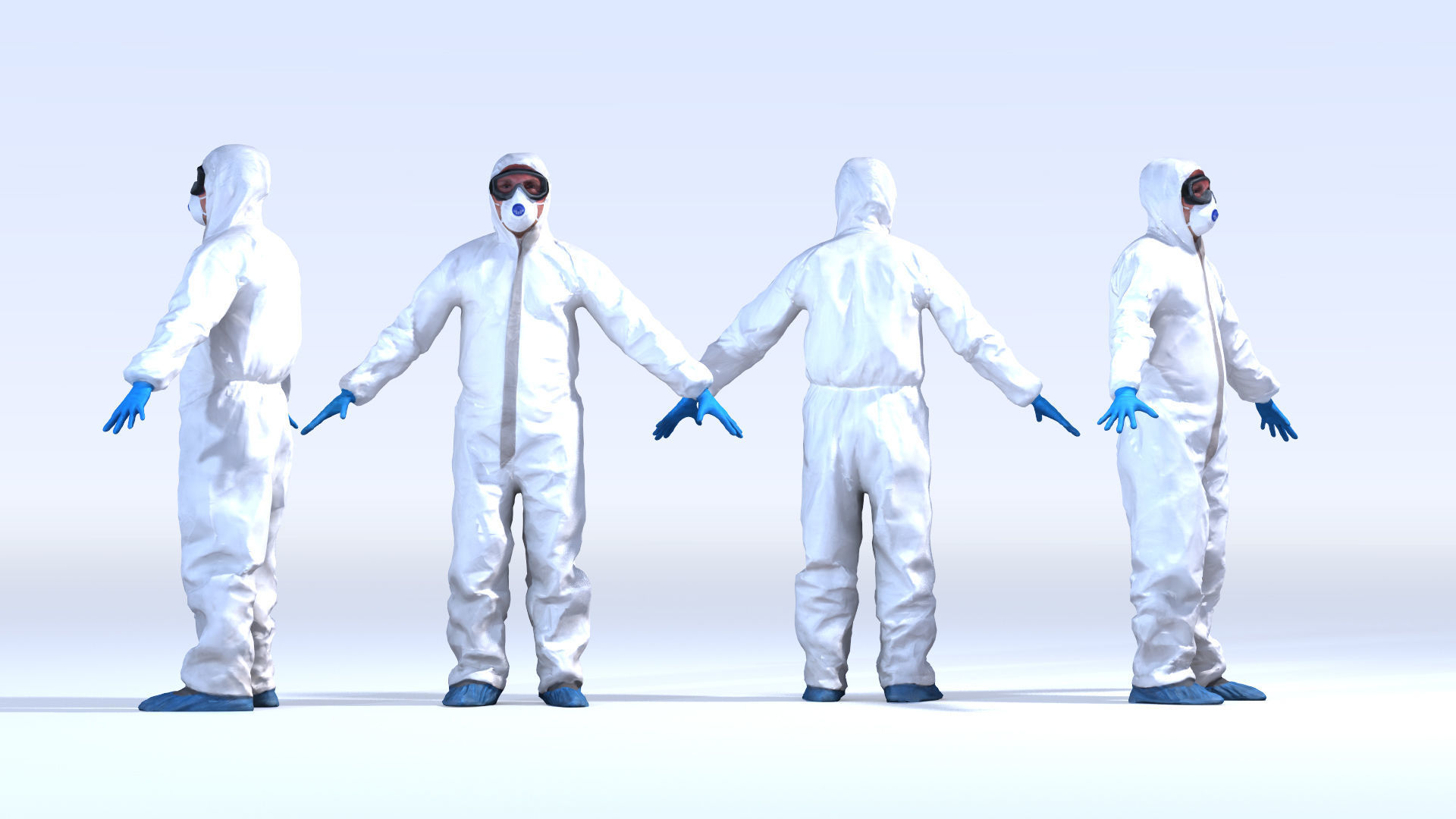 Dosch 3D - People - Rigged Clean Room 3D model_3