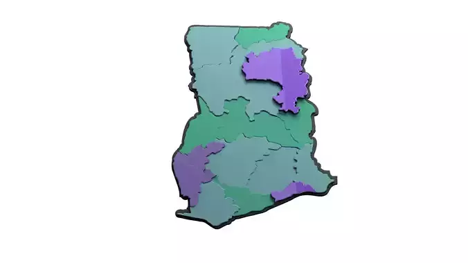 MapofGhana