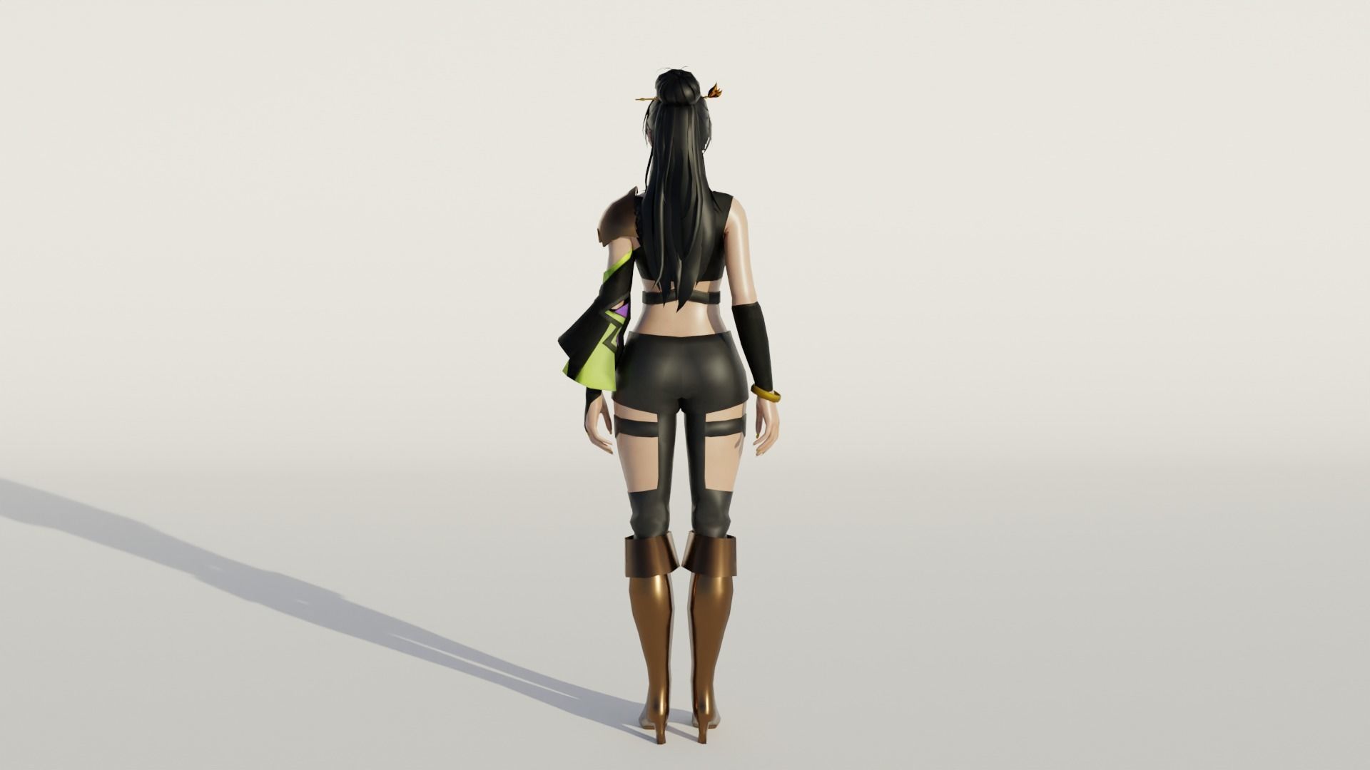 Venusian Visions Exquisite 3D Female Model Low-poly 3D model_2