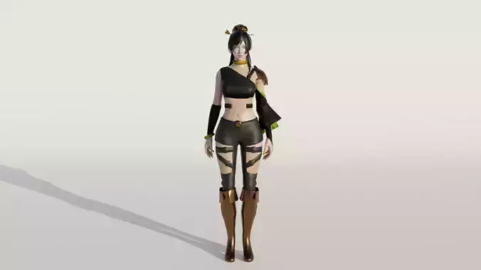 Venusian Visions Exquisite 3D Female Model