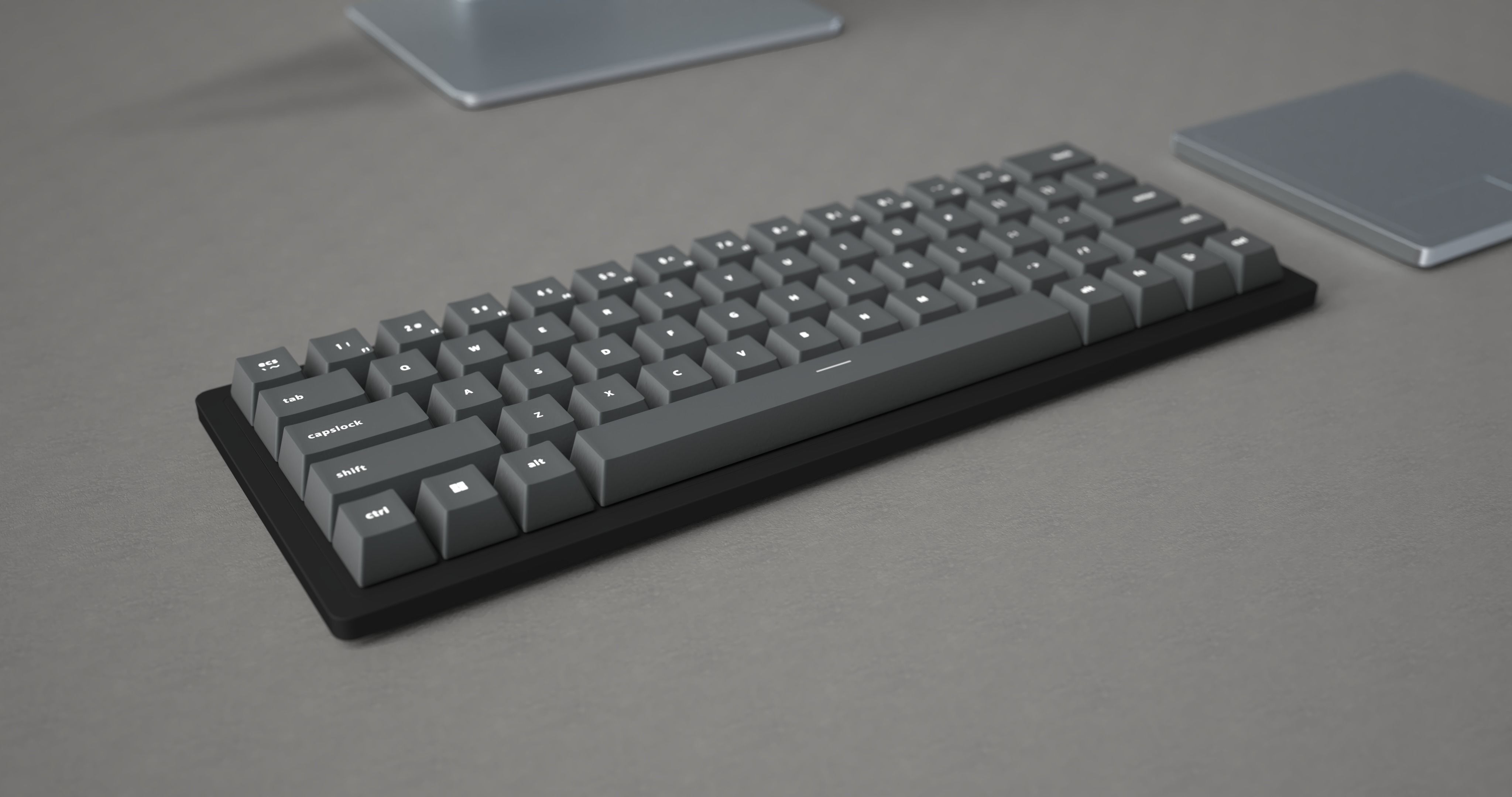 Original keyboard  and trackpad 3D model_1