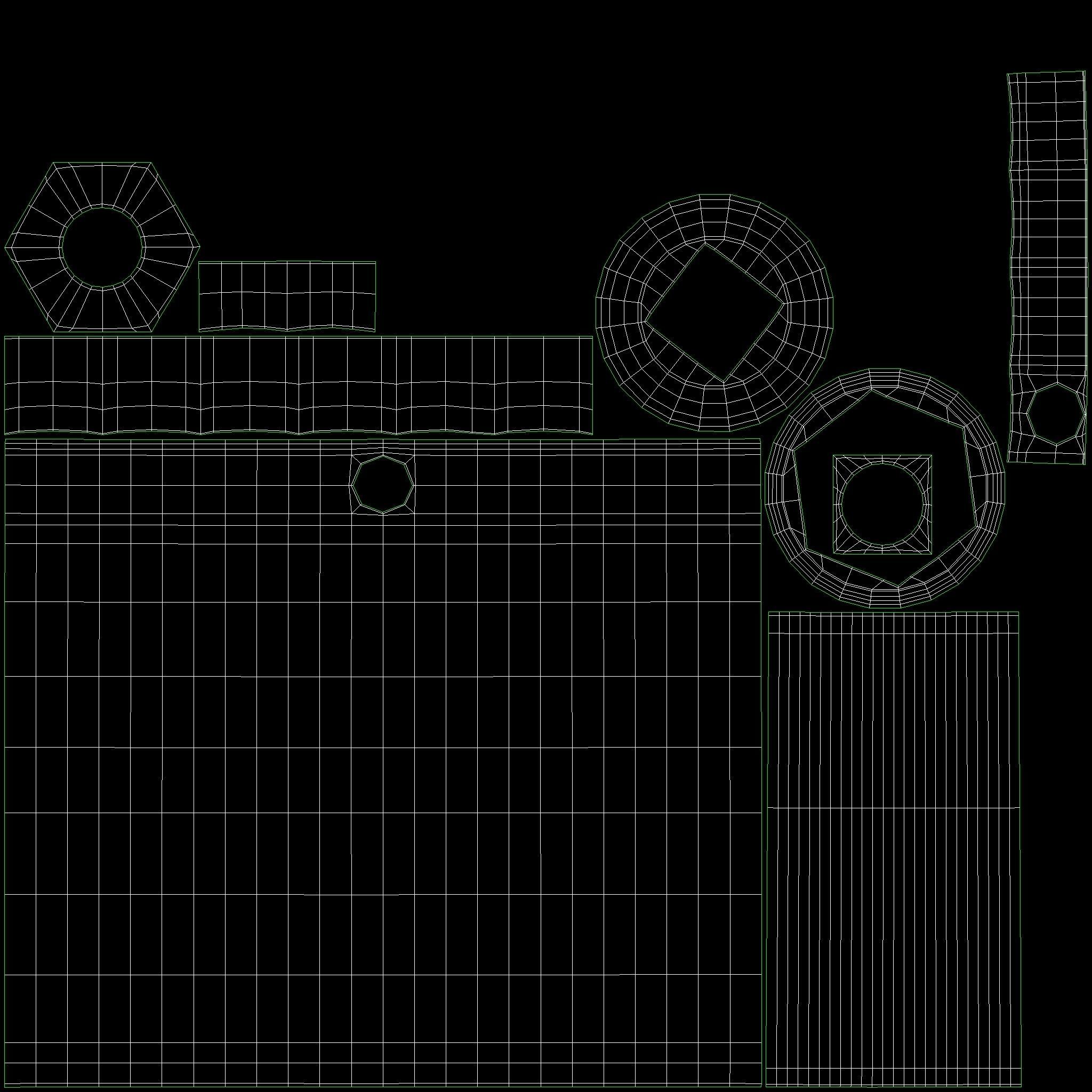 Drive Deep Impact Socket Low-poly 3D model_25