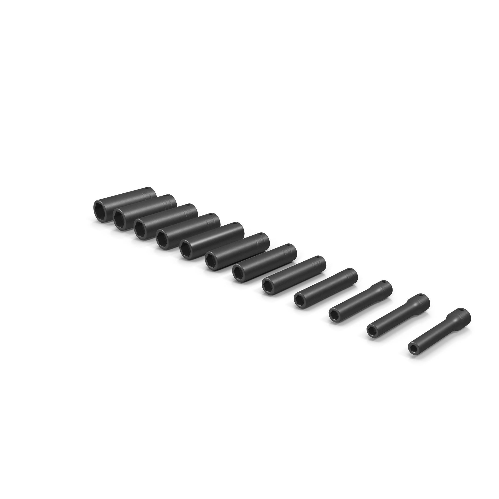 Drive Deep Impact Socket Low-poly 3D model_1