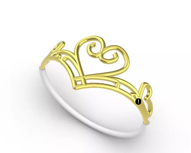 Heart ring Free 3D model