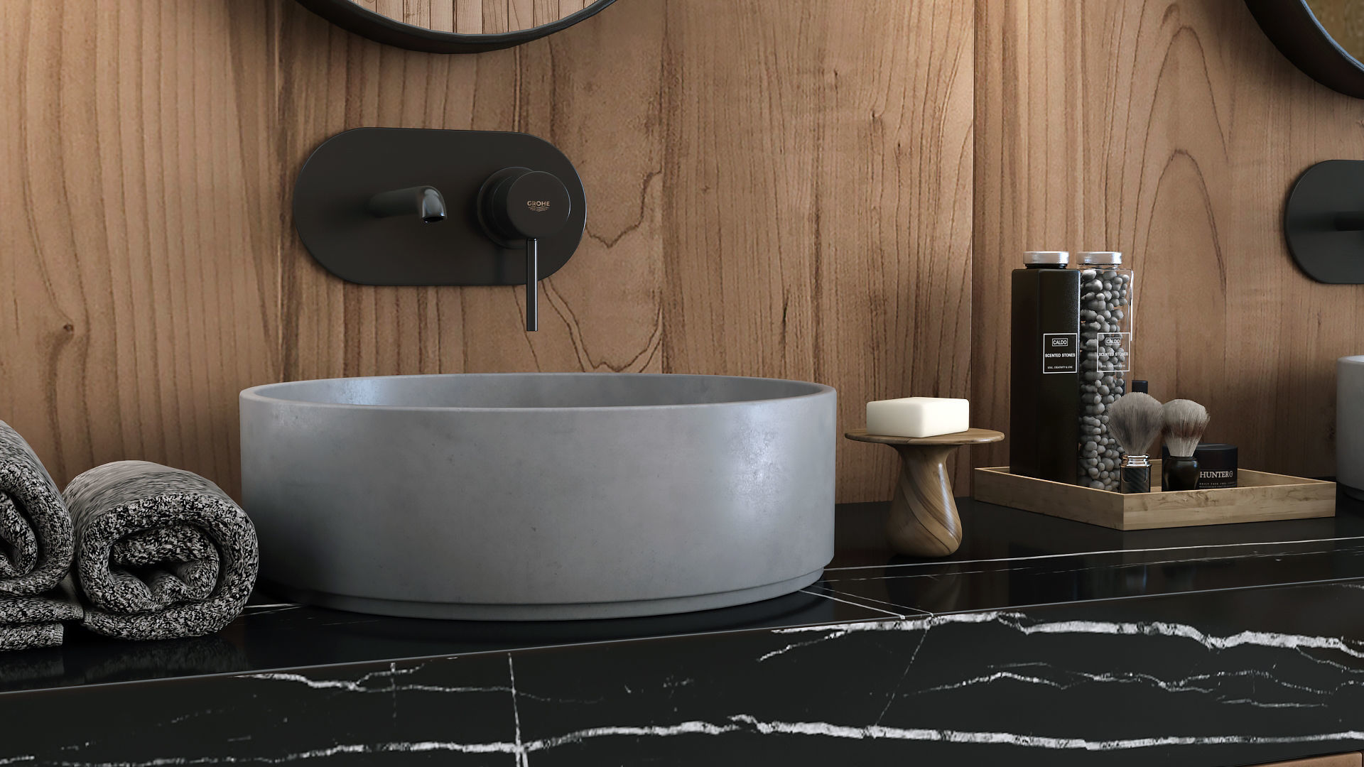 Furniture and decor for the bathroom 3D model_8