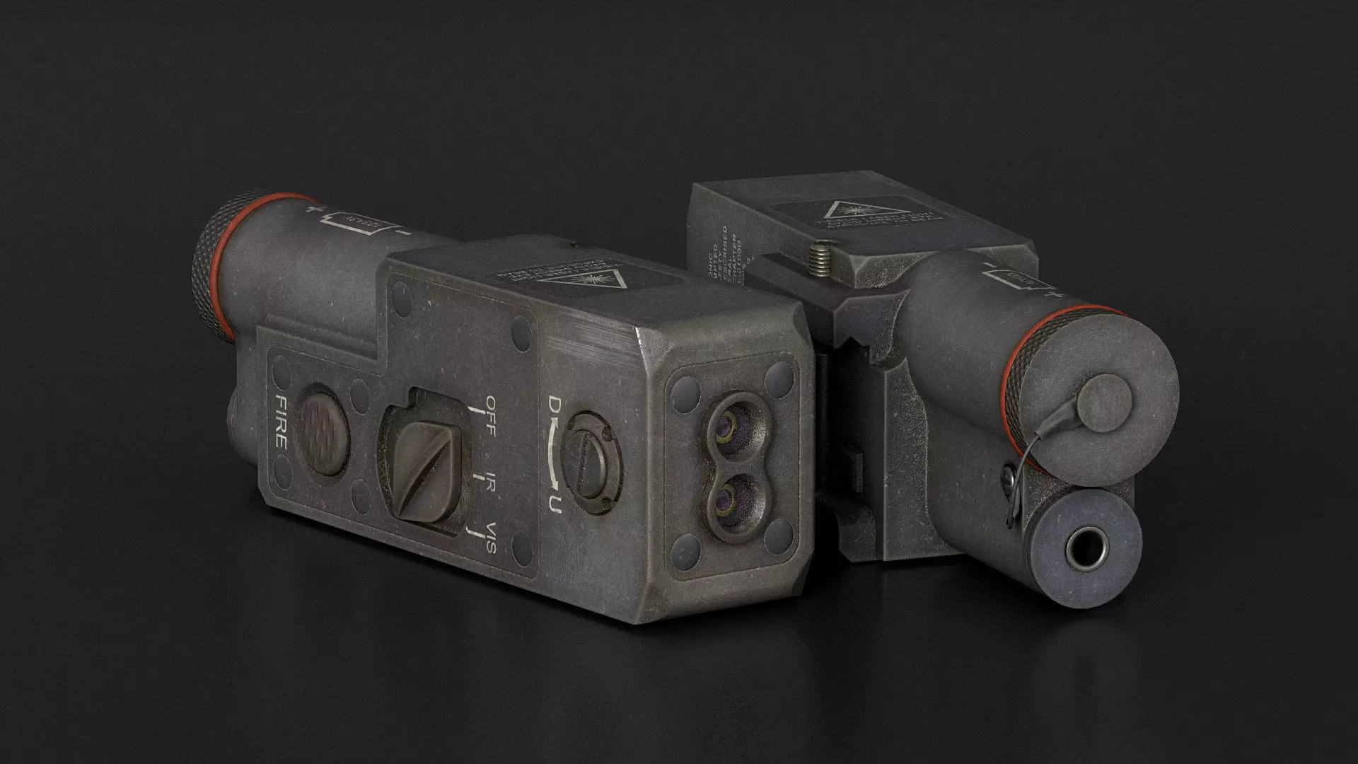 CQBL-1 Game-Ready PBR Low-Poly VR - AR - 3d model Low-poly 3D model_0