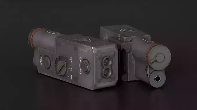CQBL-1 Game-Ready PBR Low-Poly VR - AR - 3d model Low-poly 3D model