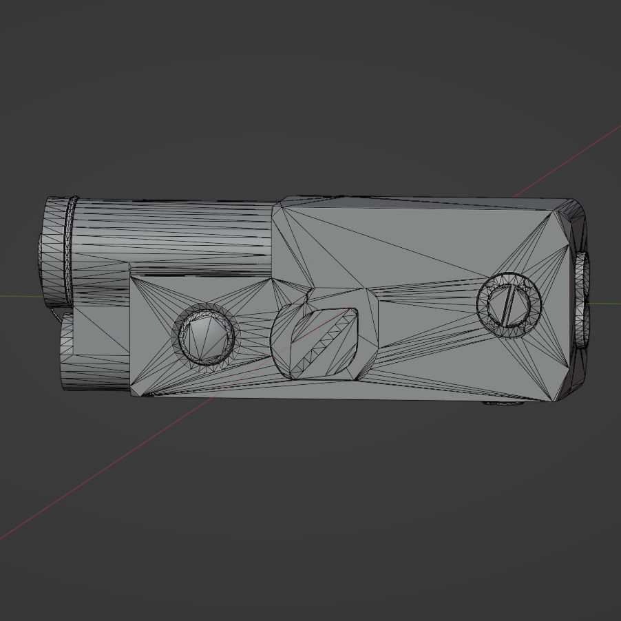 CQBL-1 Game-Ready PBR Low-Poly VR - AR - 3d model Low-poly 3D model_5