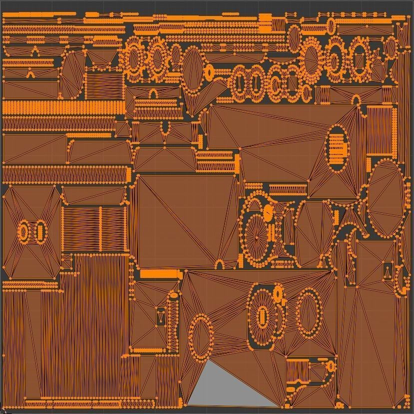 CQBL-1 Game-Ready PBR Low-Poly VR - AR - 3d model Low-poly 3D model_11