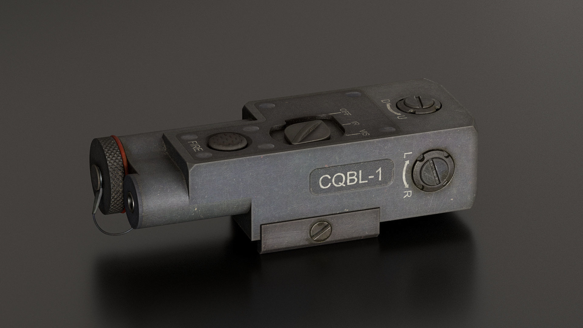CQBL-1 Game-Ready PBR Low-Poly VR - AR - 3d model Low-poly 3D model_3