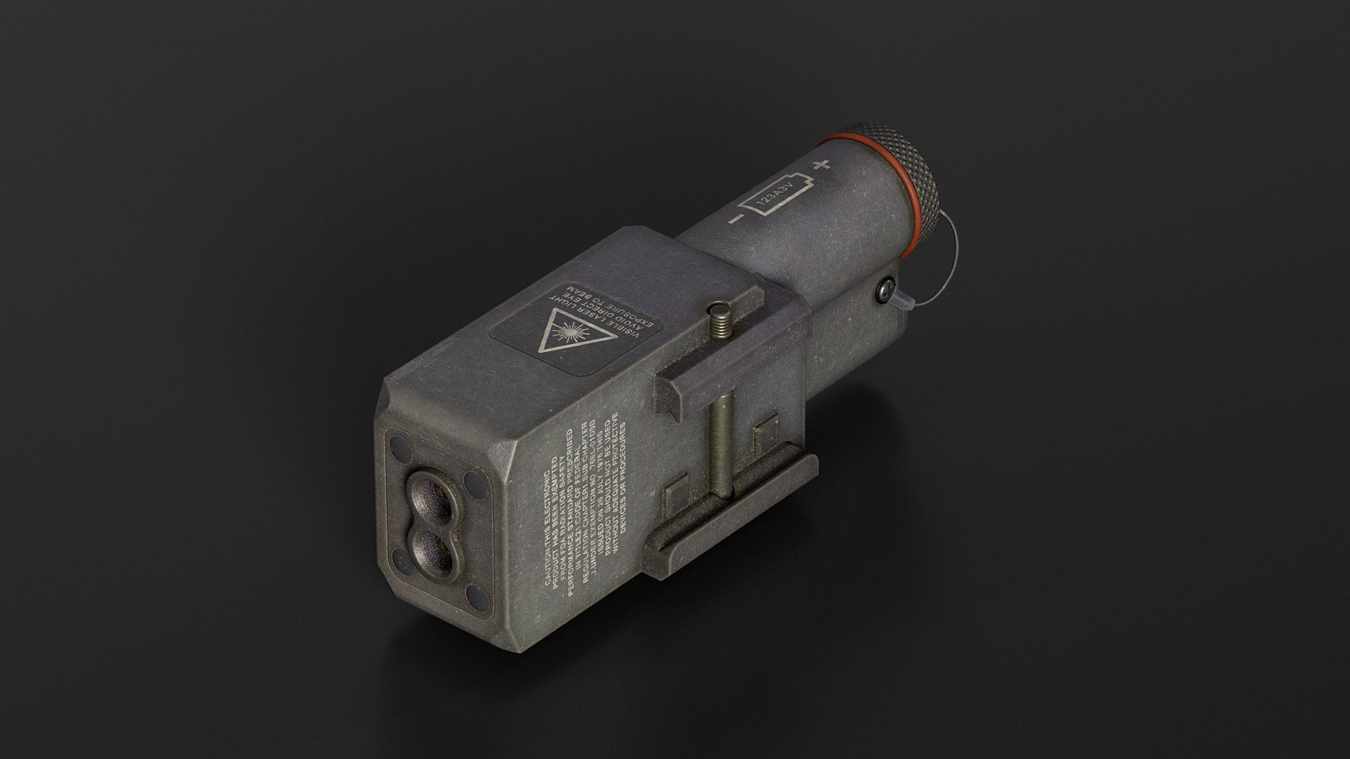 CQBL-1 Game-Ready PBR Low-Poly VR - AR - 3d model Low-poly 3D model_4