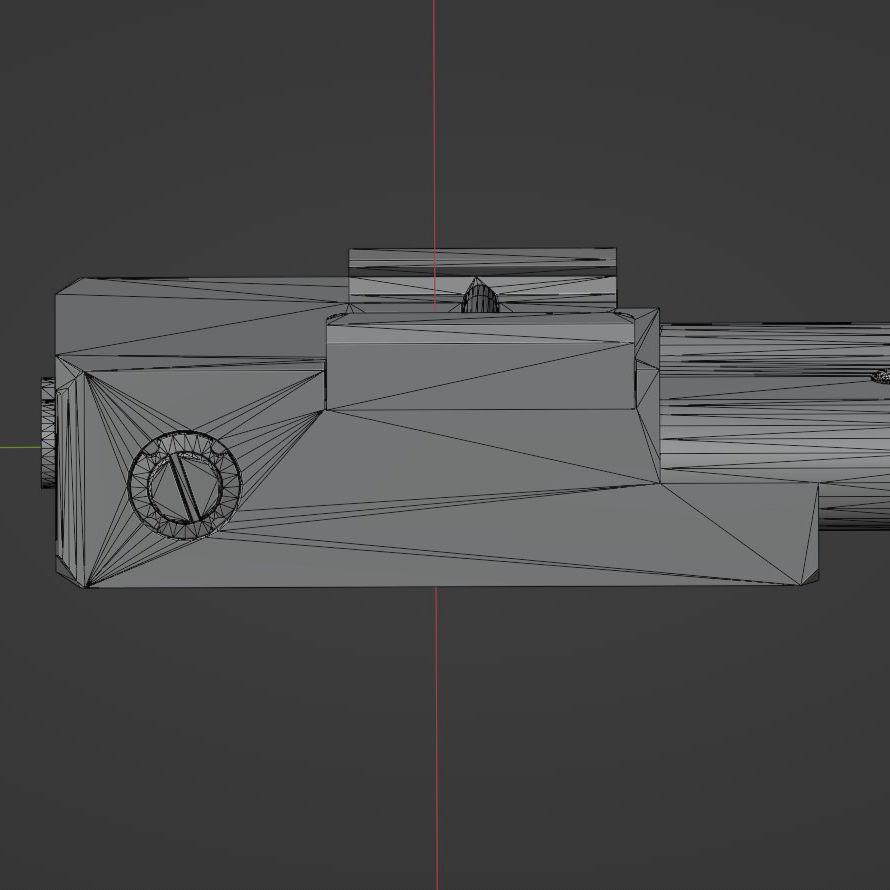 CQBL-1 Game-Ready PBR Low-Poly VR - AR - 3d model Low-poly 3D model_9