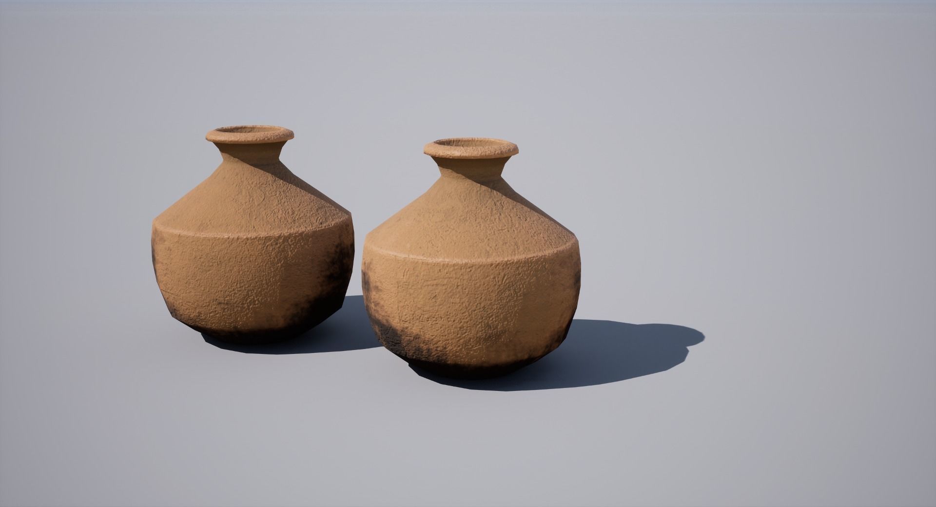 Egyptian Jar Low-poly 3D model_4
