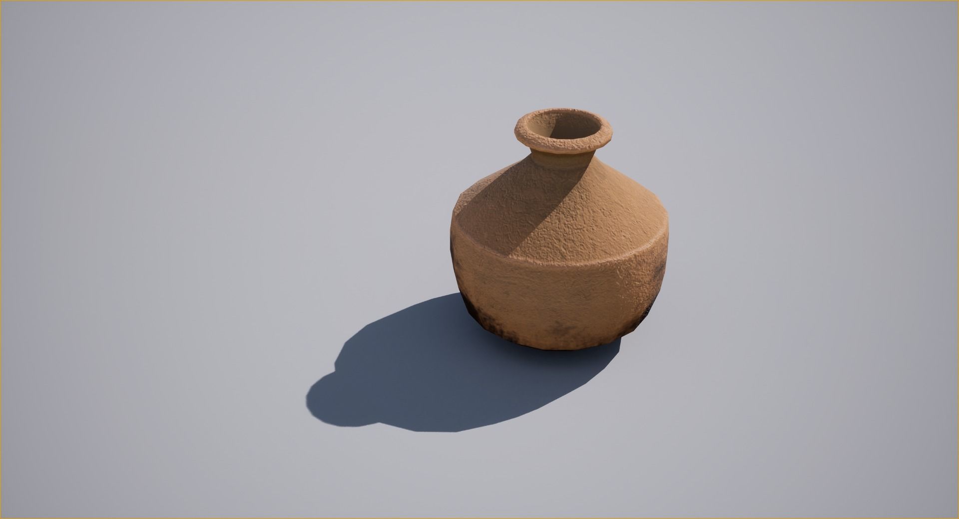 Egyptian Jar Low-poly 3D model_3