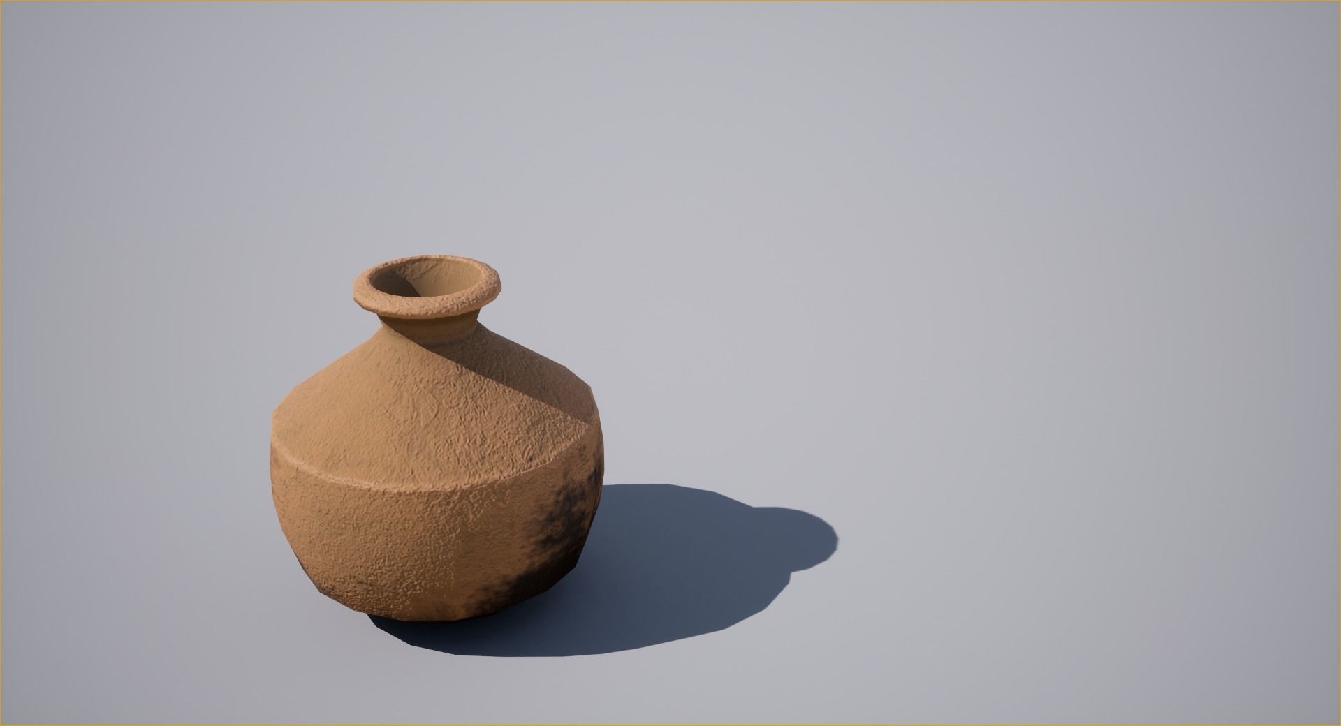 Egyptian Jar Low-poly 3D model_2