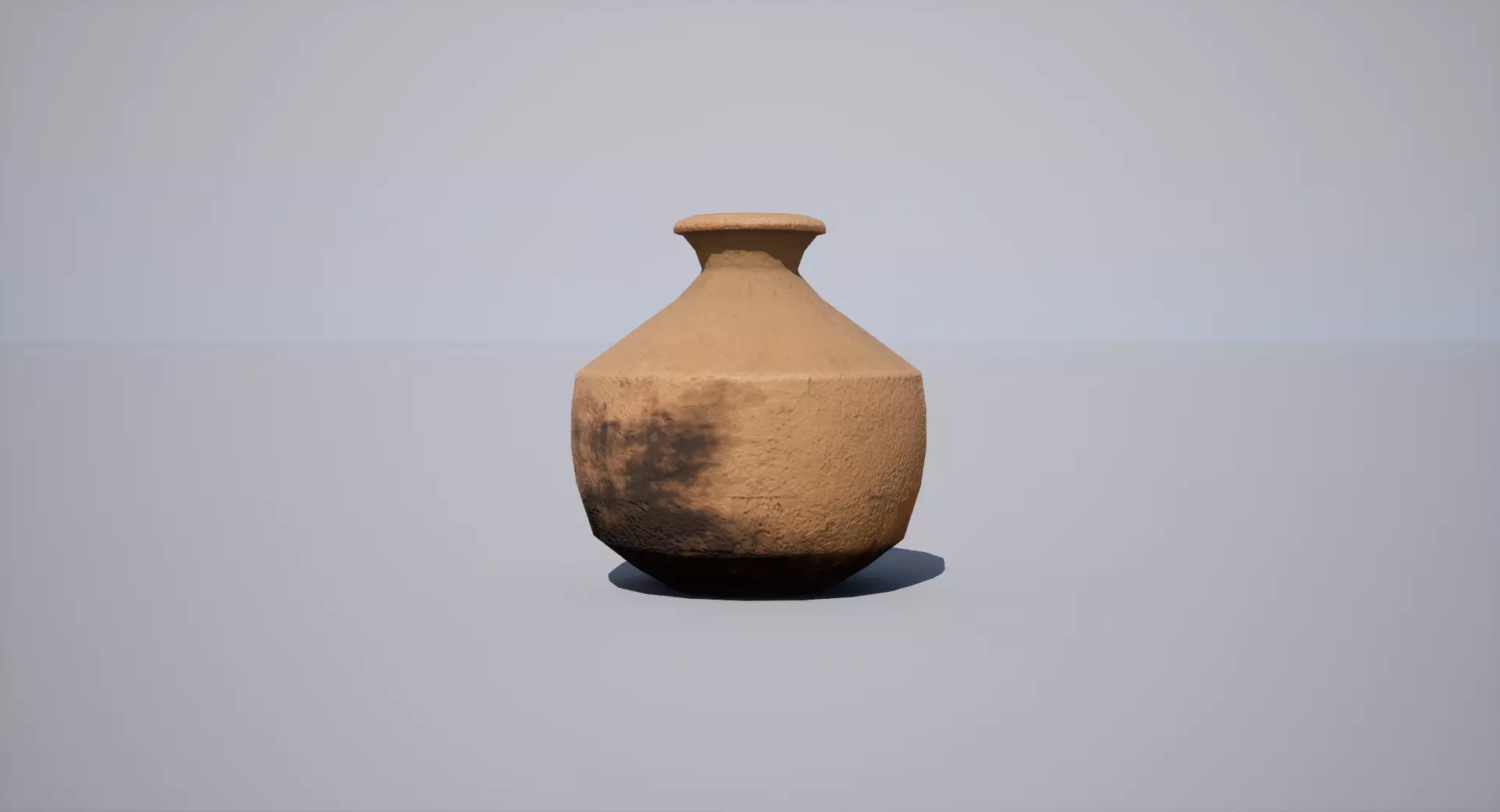Egyptian Jar Low-poly 3D model_0