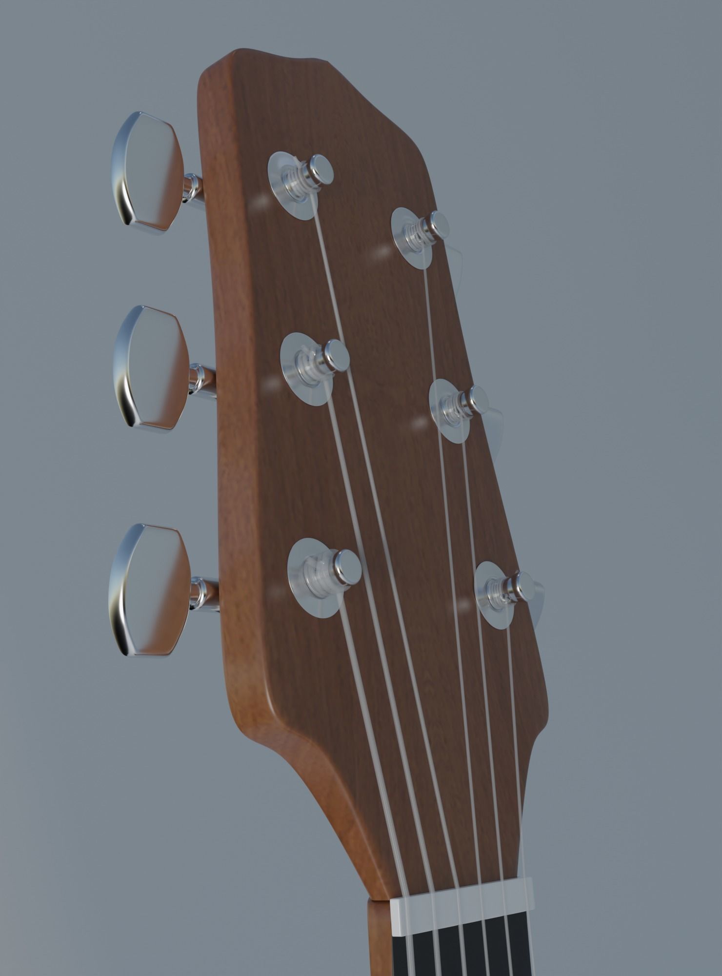 Folk Guitar Free 3D model_3