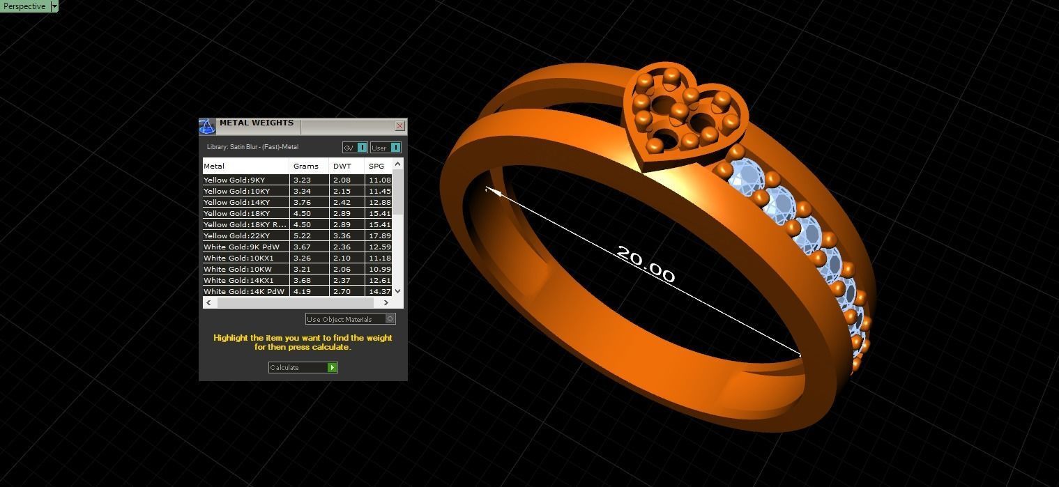 COUPLE RINGS 3D print model_5