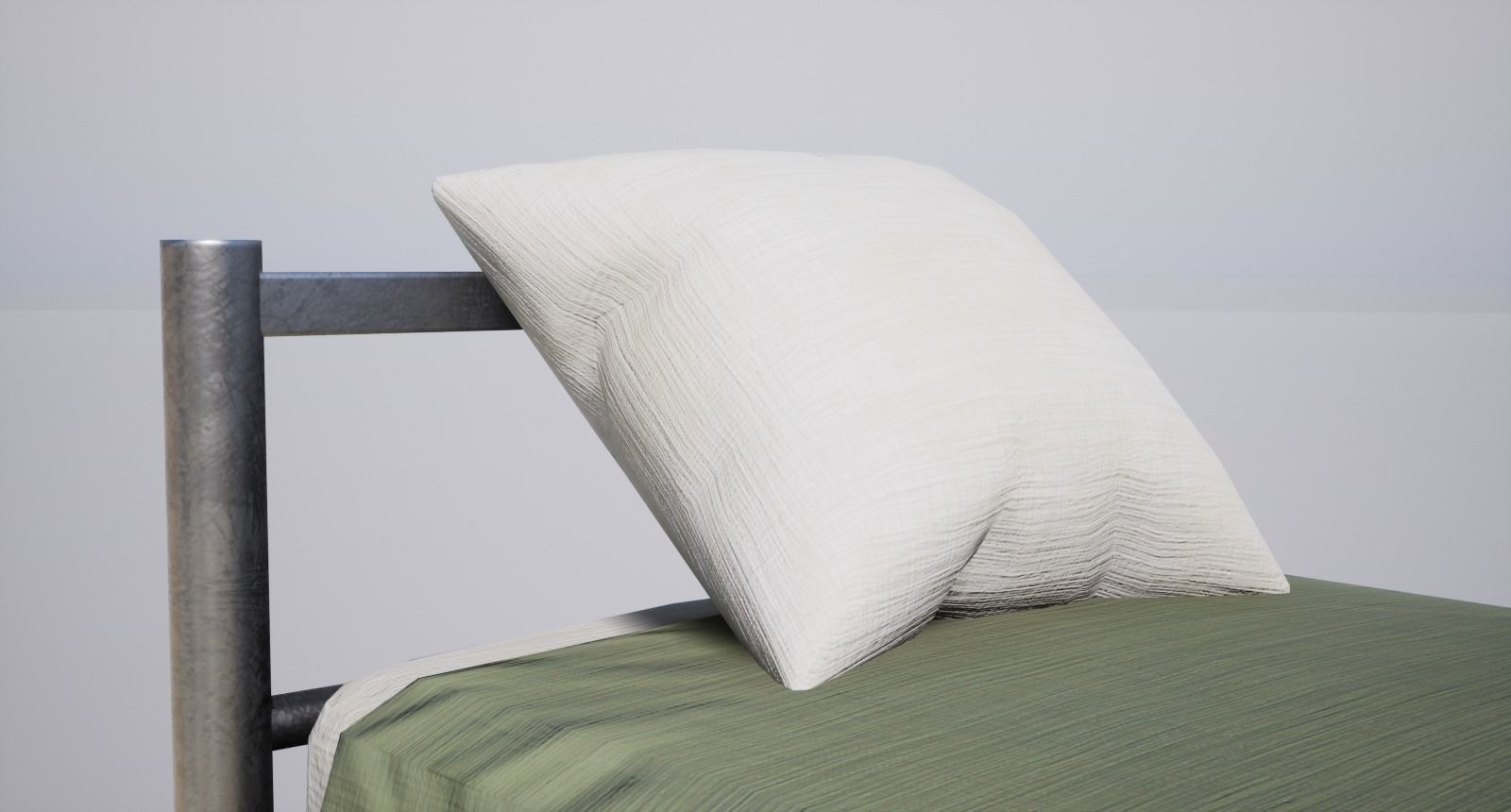 Military Beds Low-poly 3D model_4