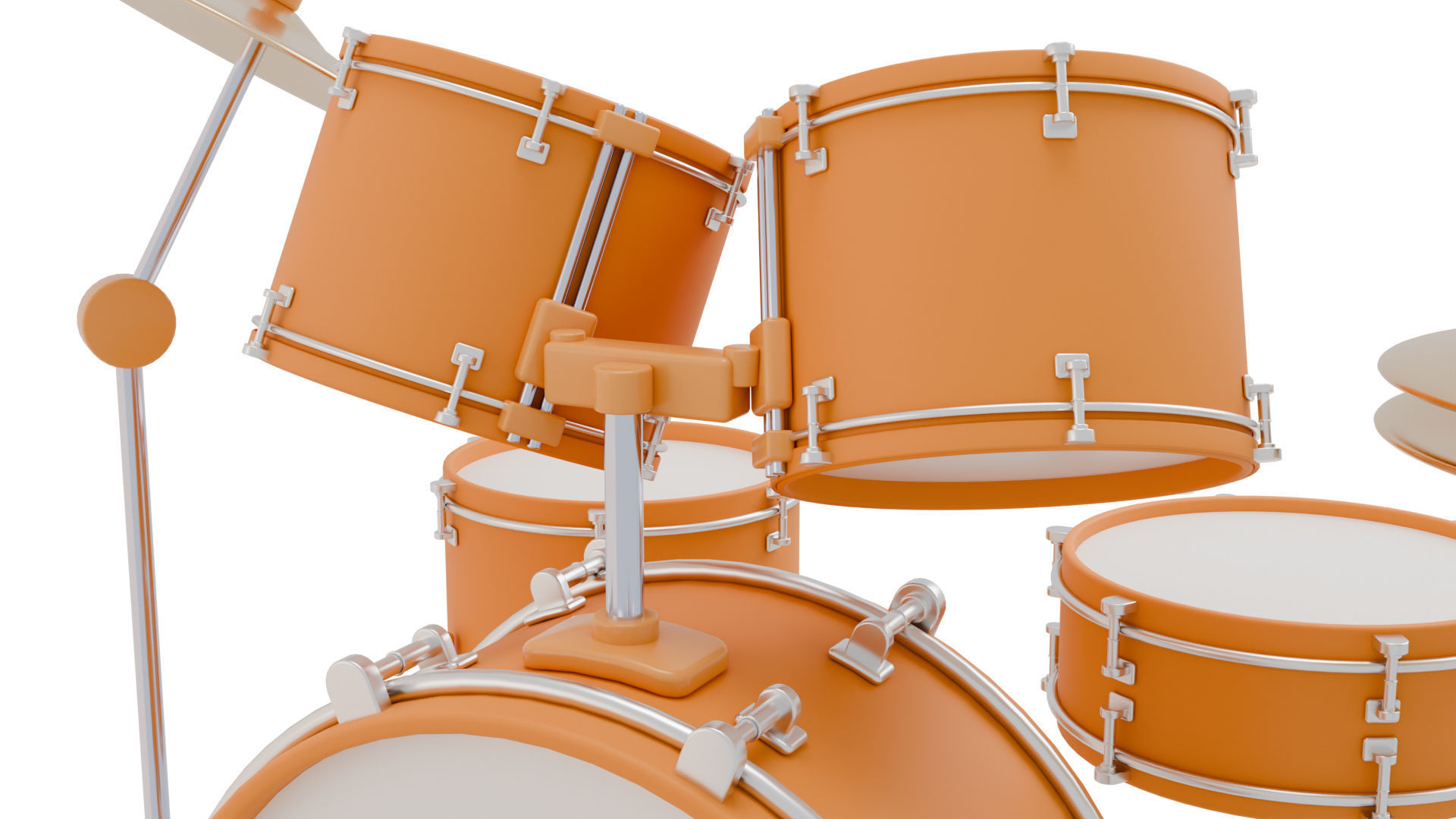 Drum Set 3D model_4