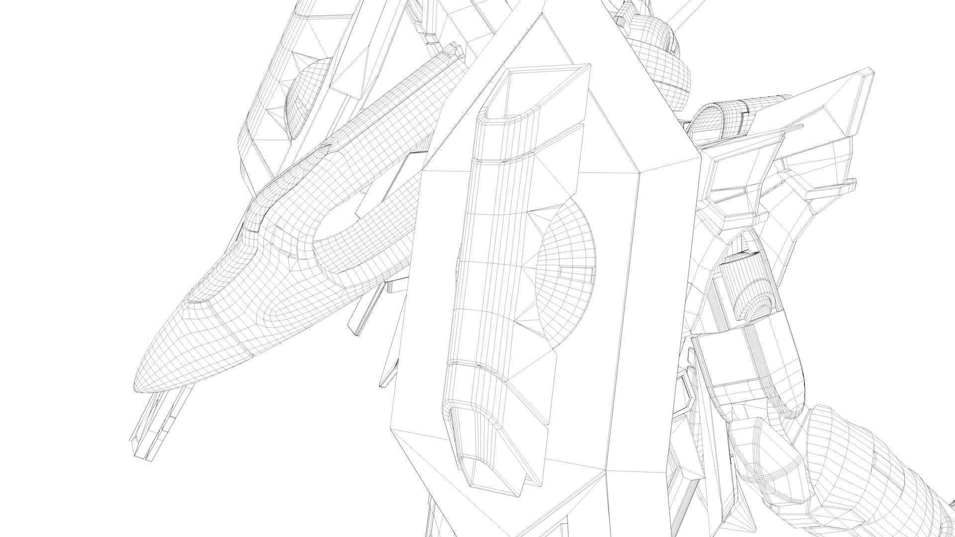 Gundam Wings 03 3D model_30