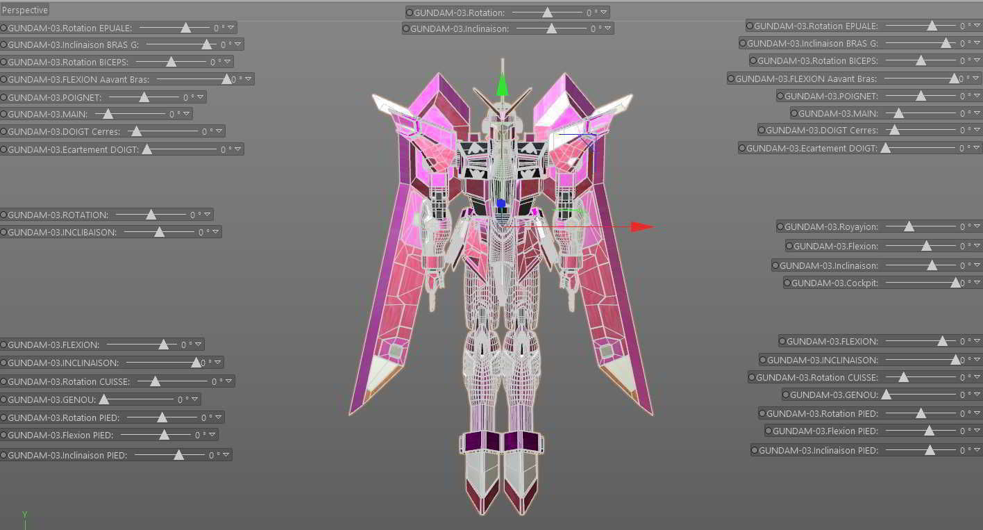Gundam Wings 03 3D model_25