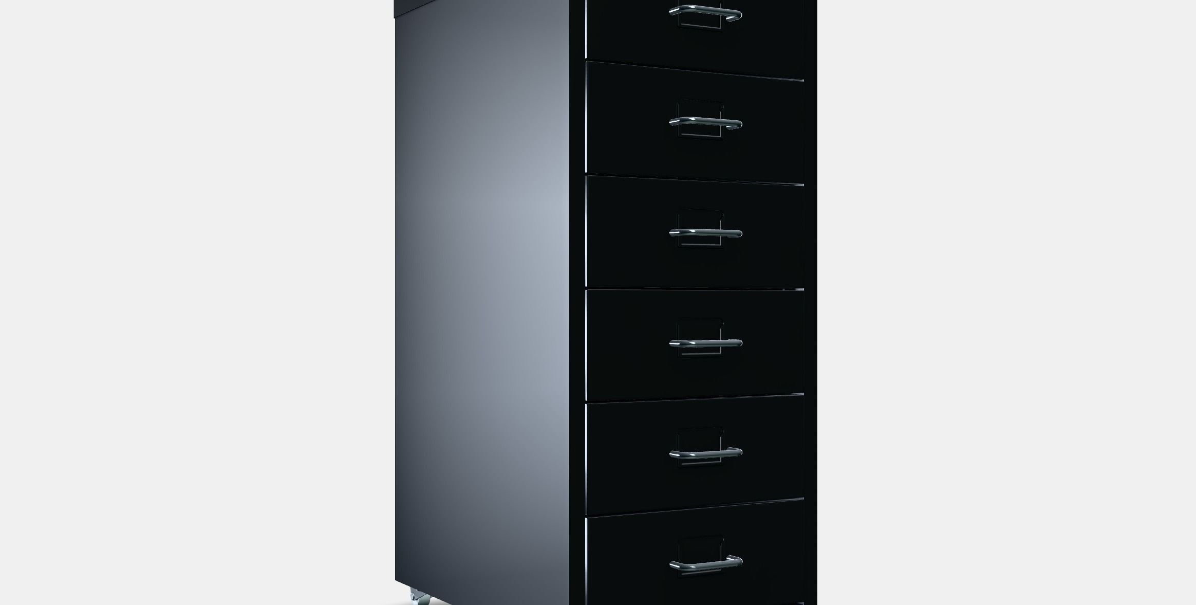 HELMER Drawer unit on castors 3D model_9