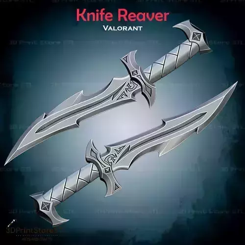 Reaver Knife Cosplay Valorant - STL File