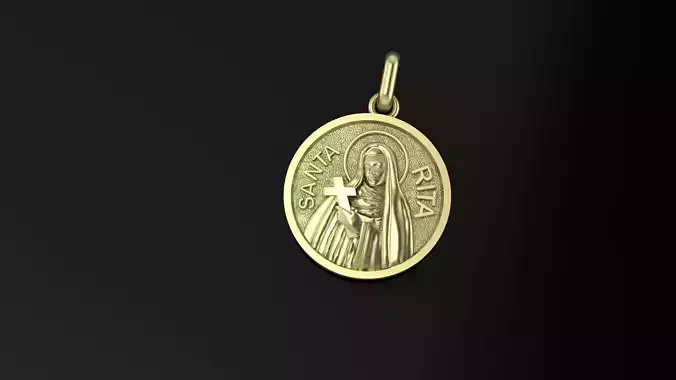 Santa Rita  3D print model