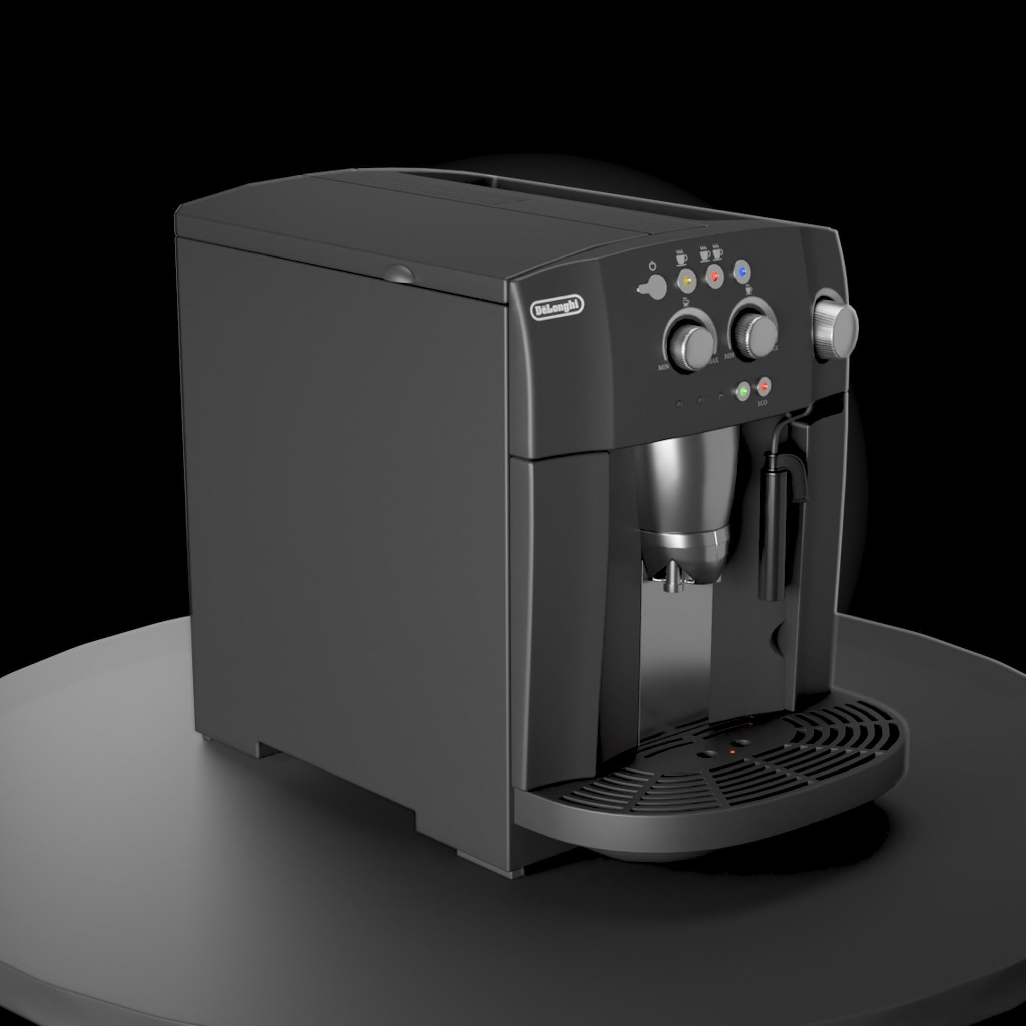 Delonghi Magnifica Low-poly 3D model_3