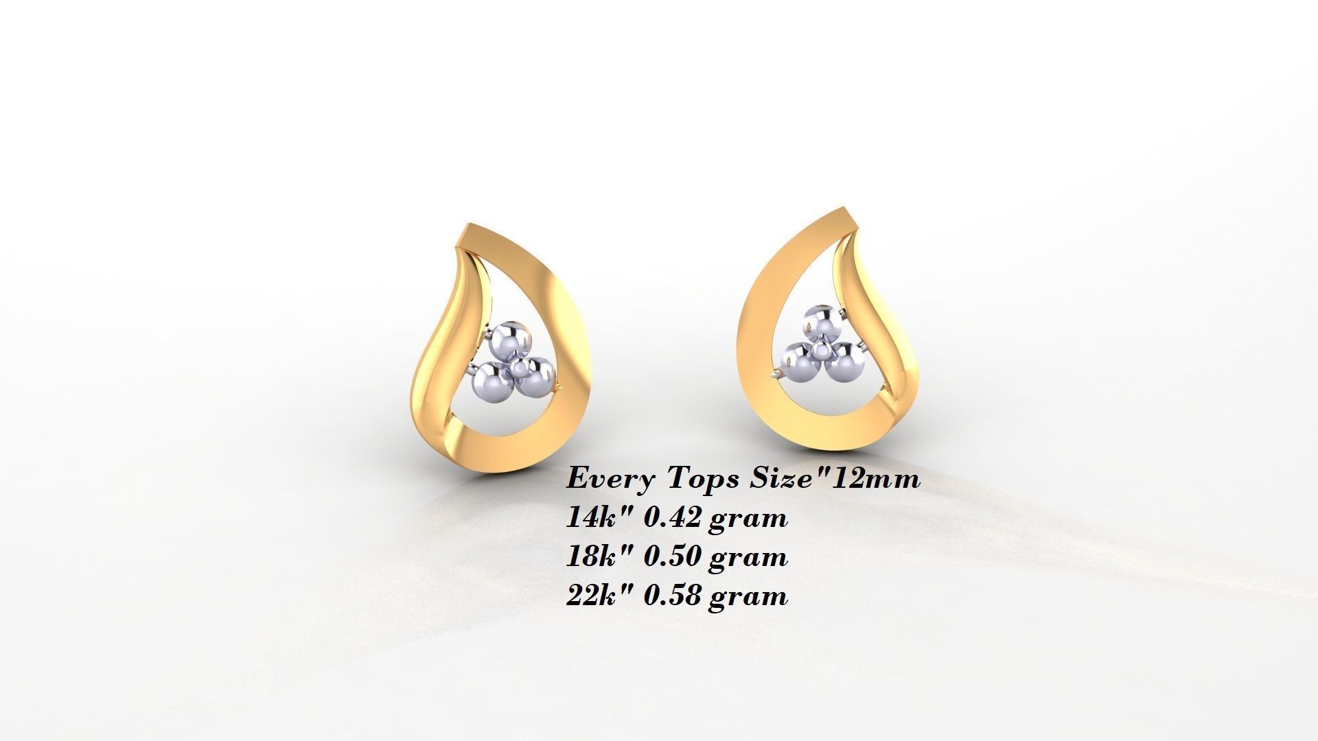 Earrings 50 3D print model_24