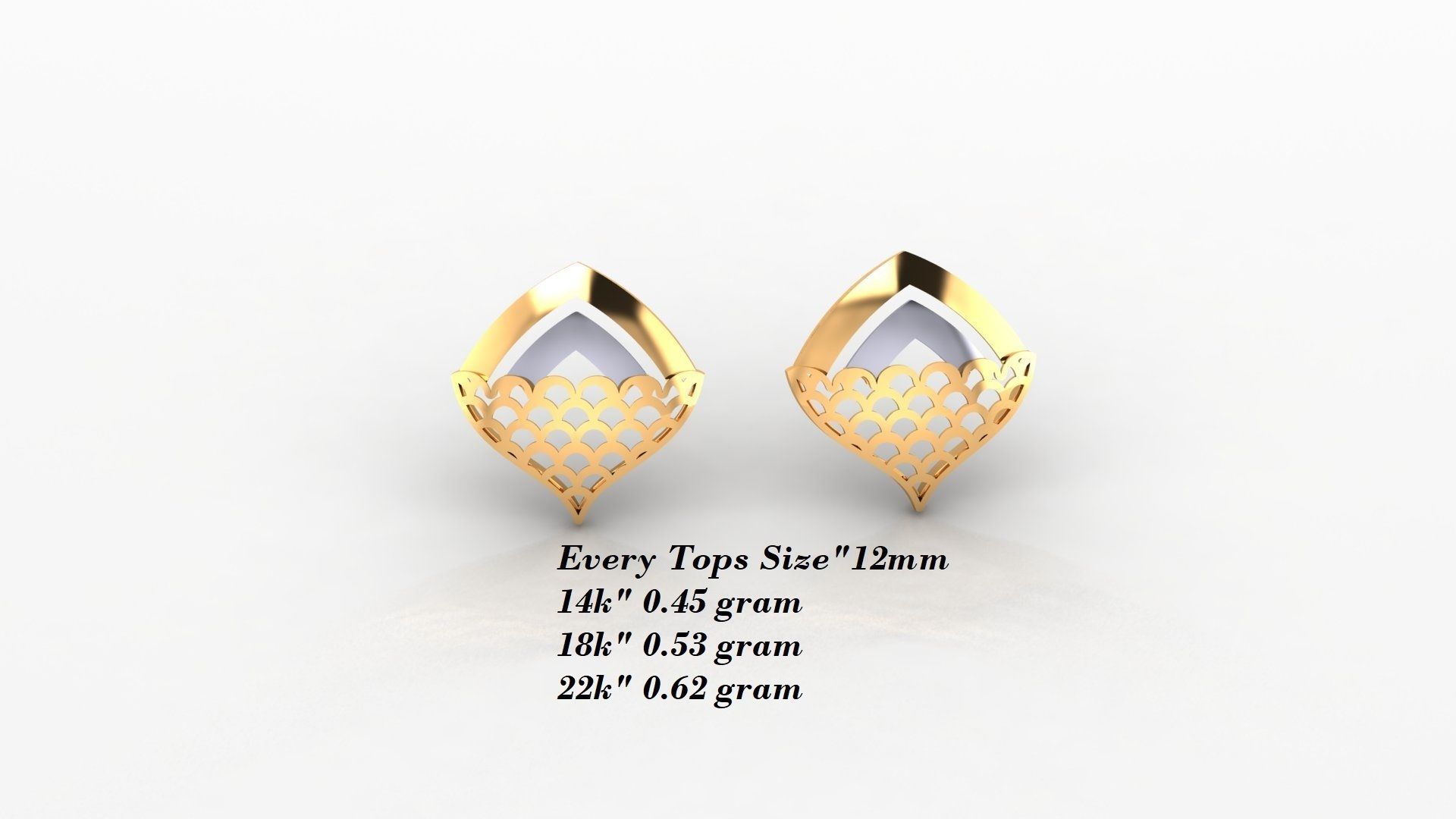 Earrings 50 3D print model_47