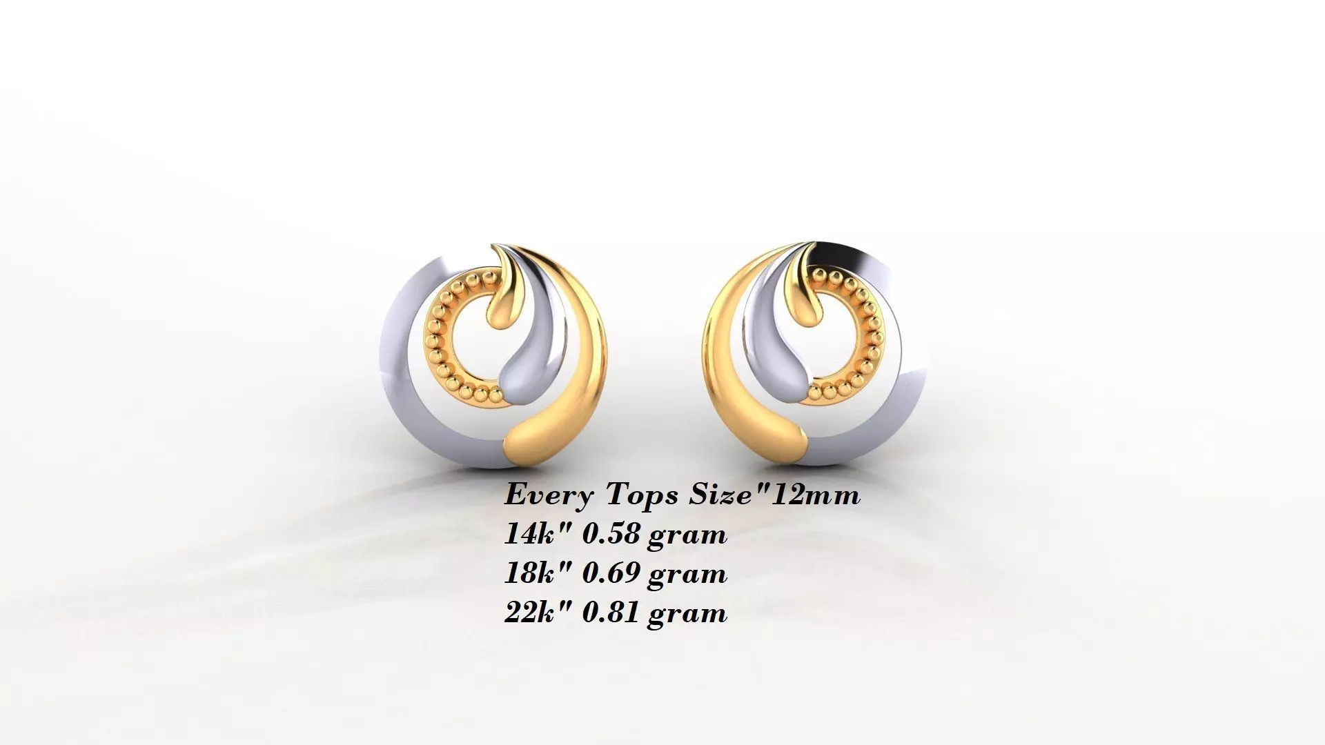 Earrings 50 3D print model_0