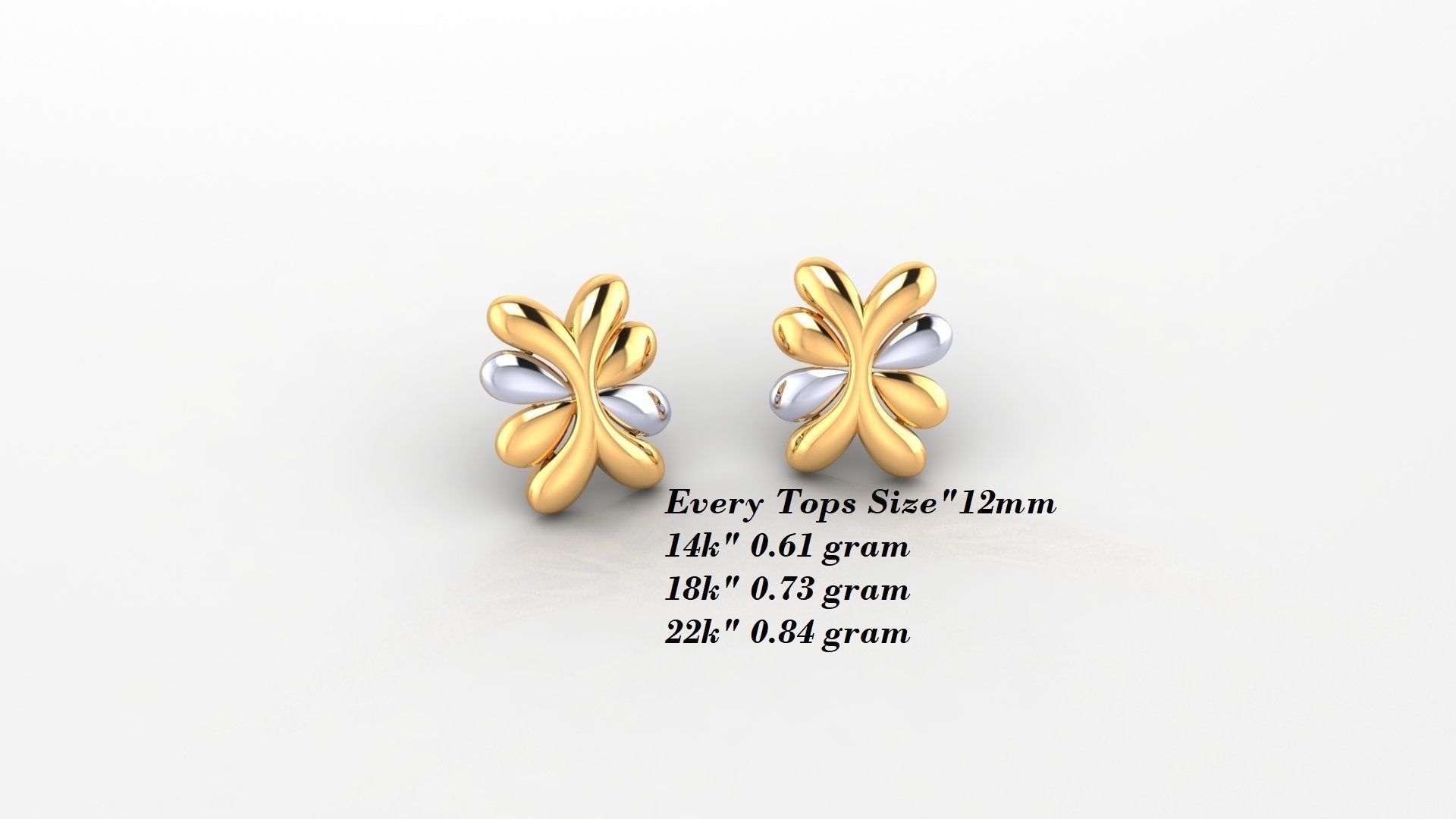 Earrings 50 3D print model_29