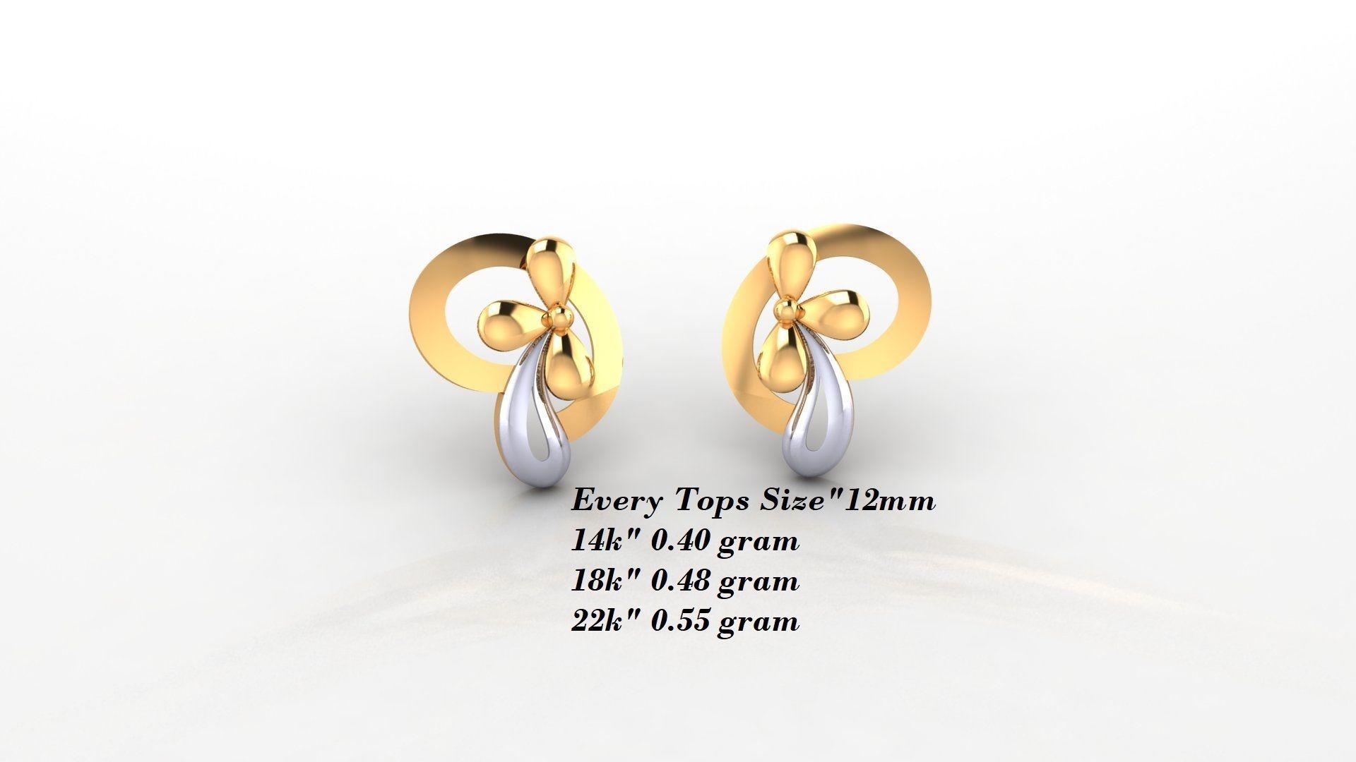 Earrings 50 3D print model_38