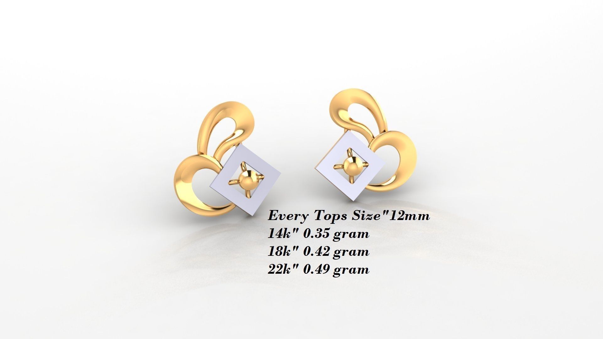 Earrings 50 3D print model_27
