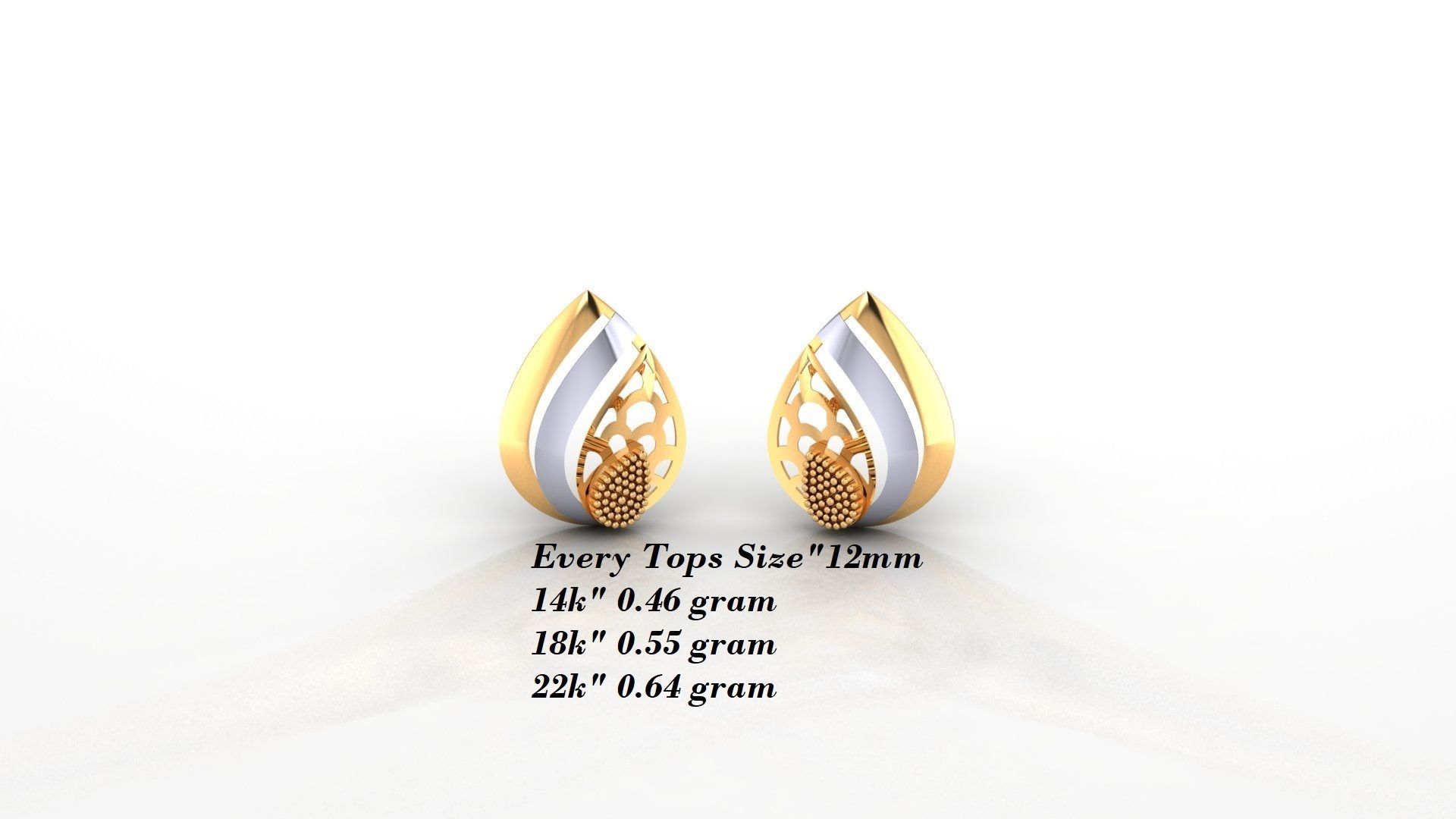 Earrings 50 3D print model_13