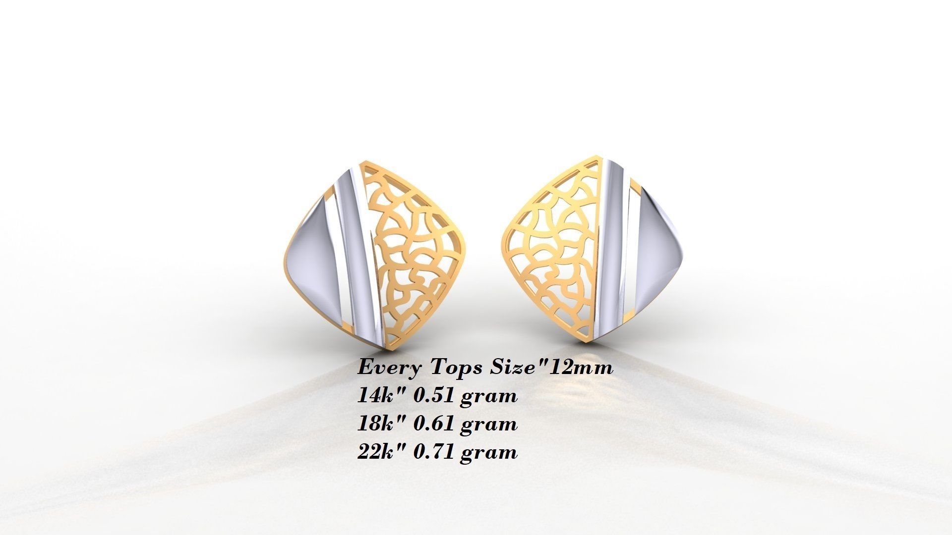 Earrings 50 3D print model_1