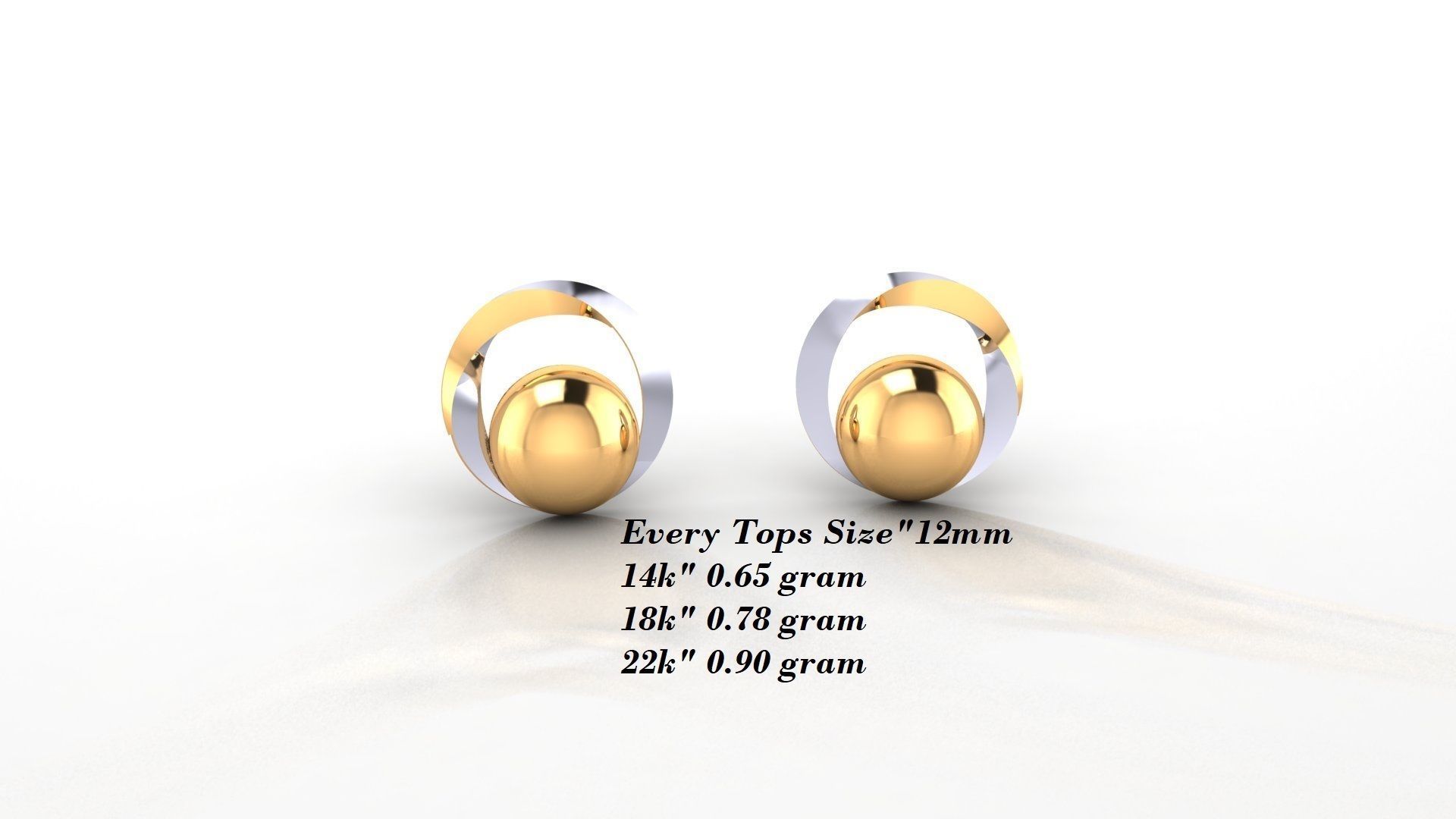 Earrings 50 3D print model_19