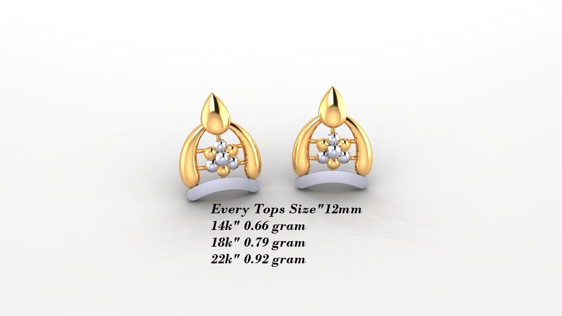 Earrings 50 3D print model_17