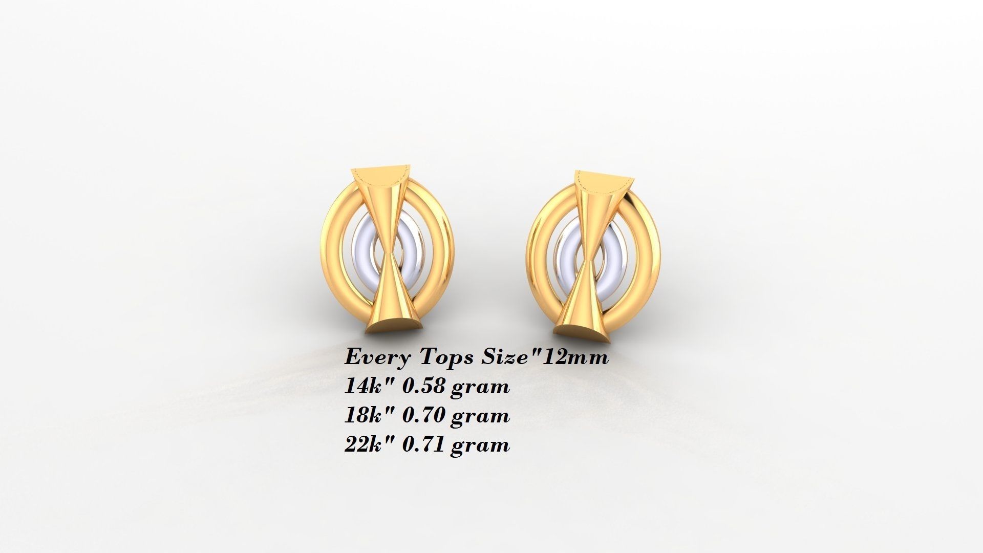 Earrings 50 3D print model_21