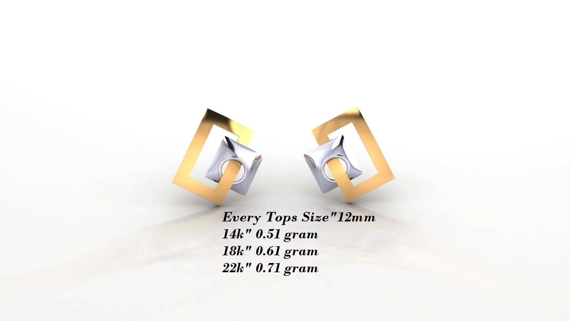 Earrings 50 3D print model_23