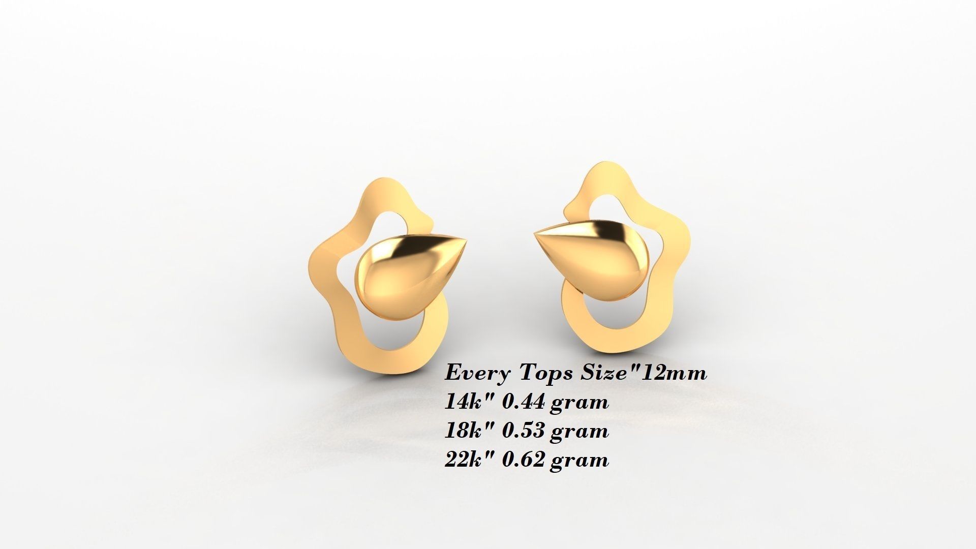 Earrings 50 3D print model_30