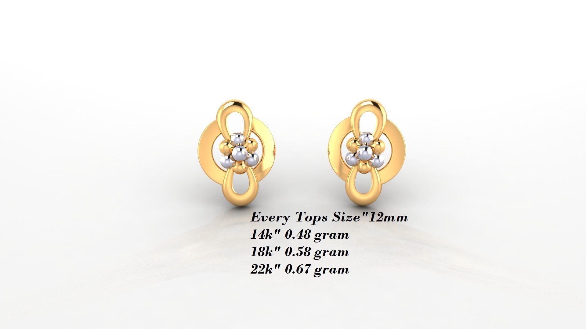 Earrings 50 3D print model_39