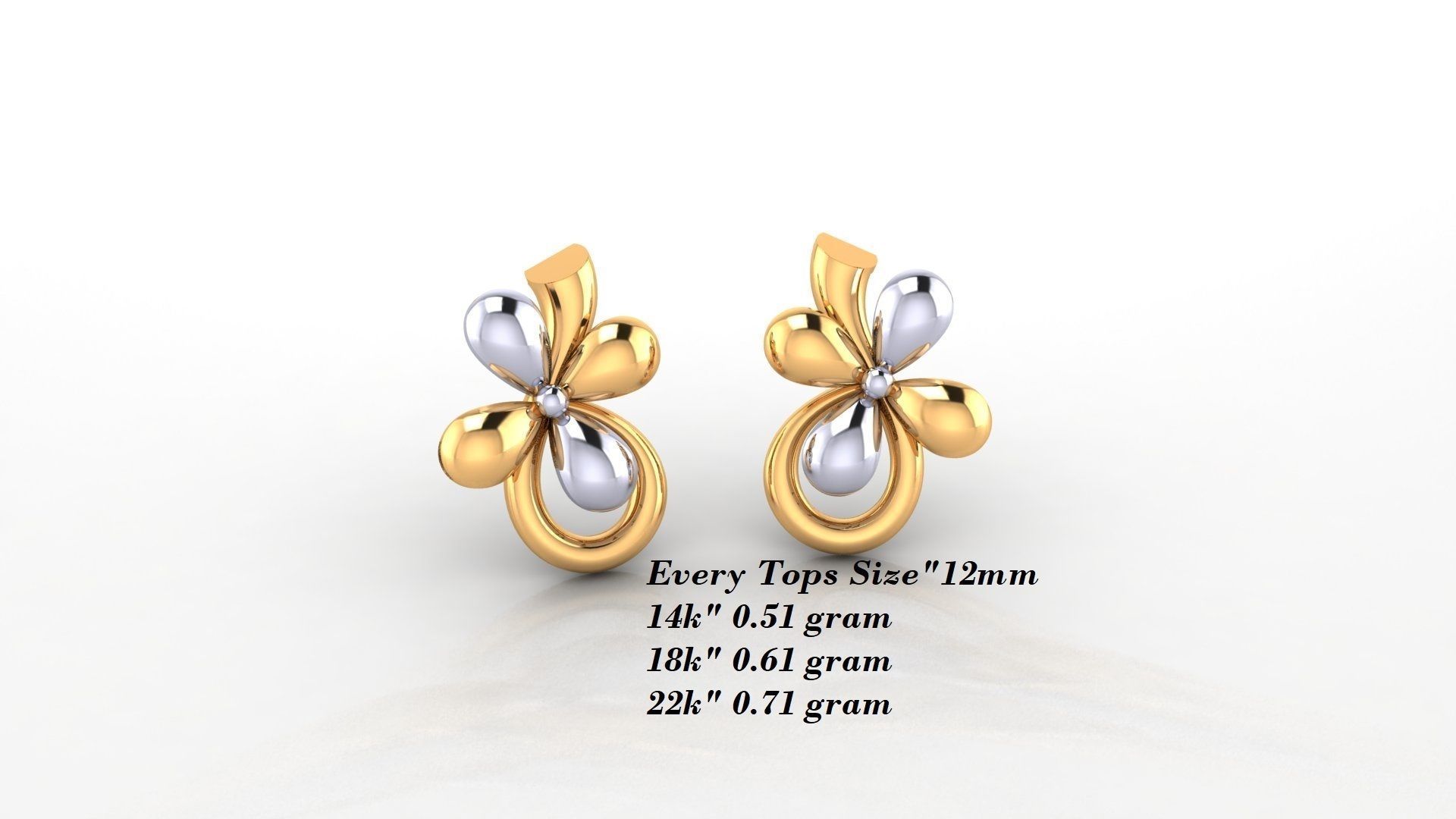 Earrings 50 3D print model_36